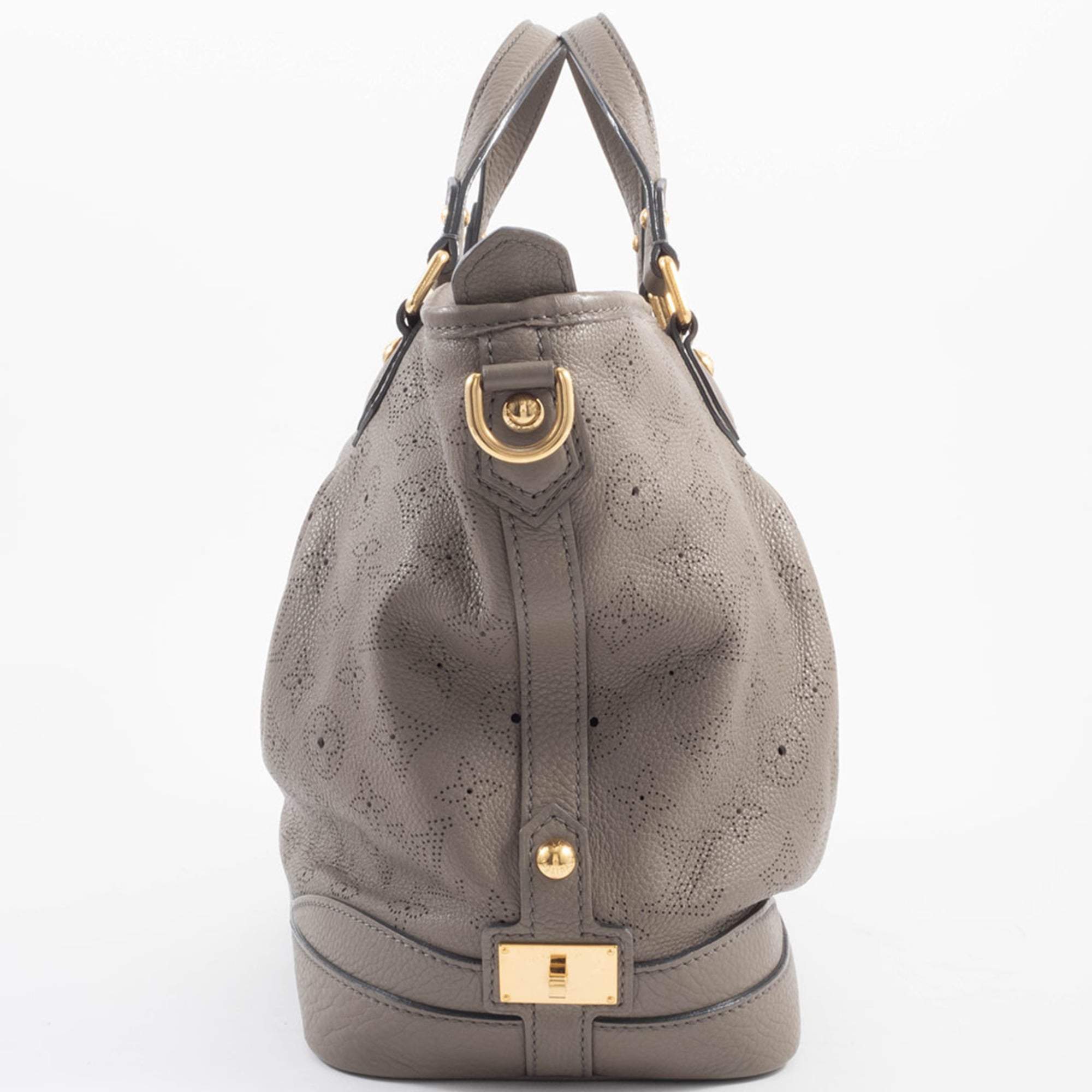 Louis Vuitton Mahina Beige Mahina Leather Shoulder Bag (Pre-Owned)