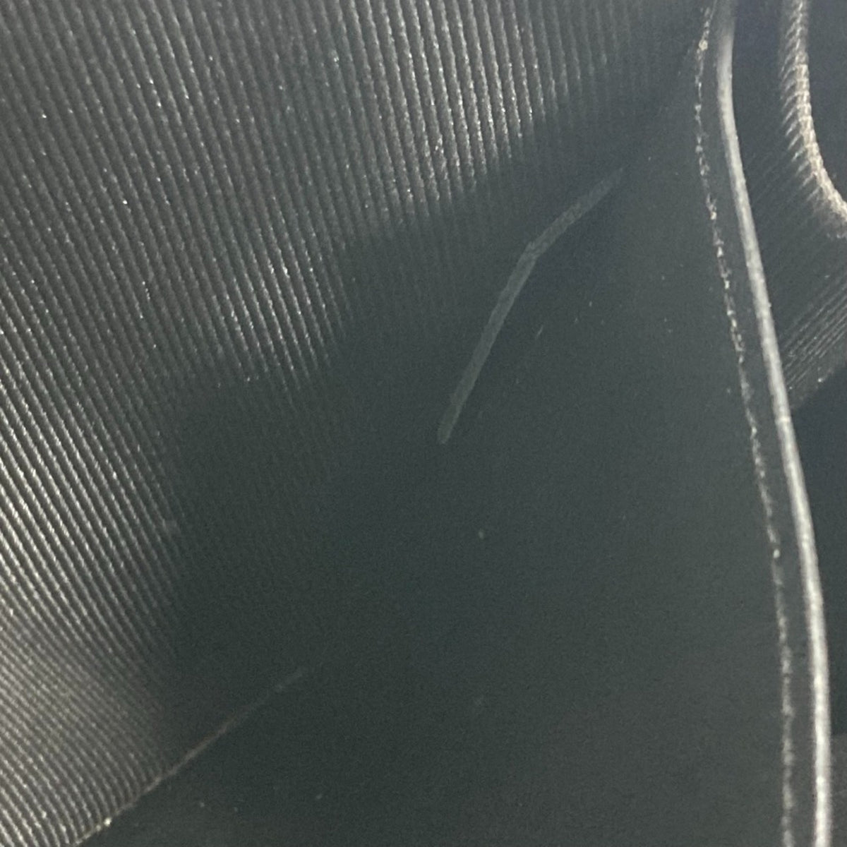 Louis Vuitton Black Leather Clutch Bag Pouch (Pre-Owned)