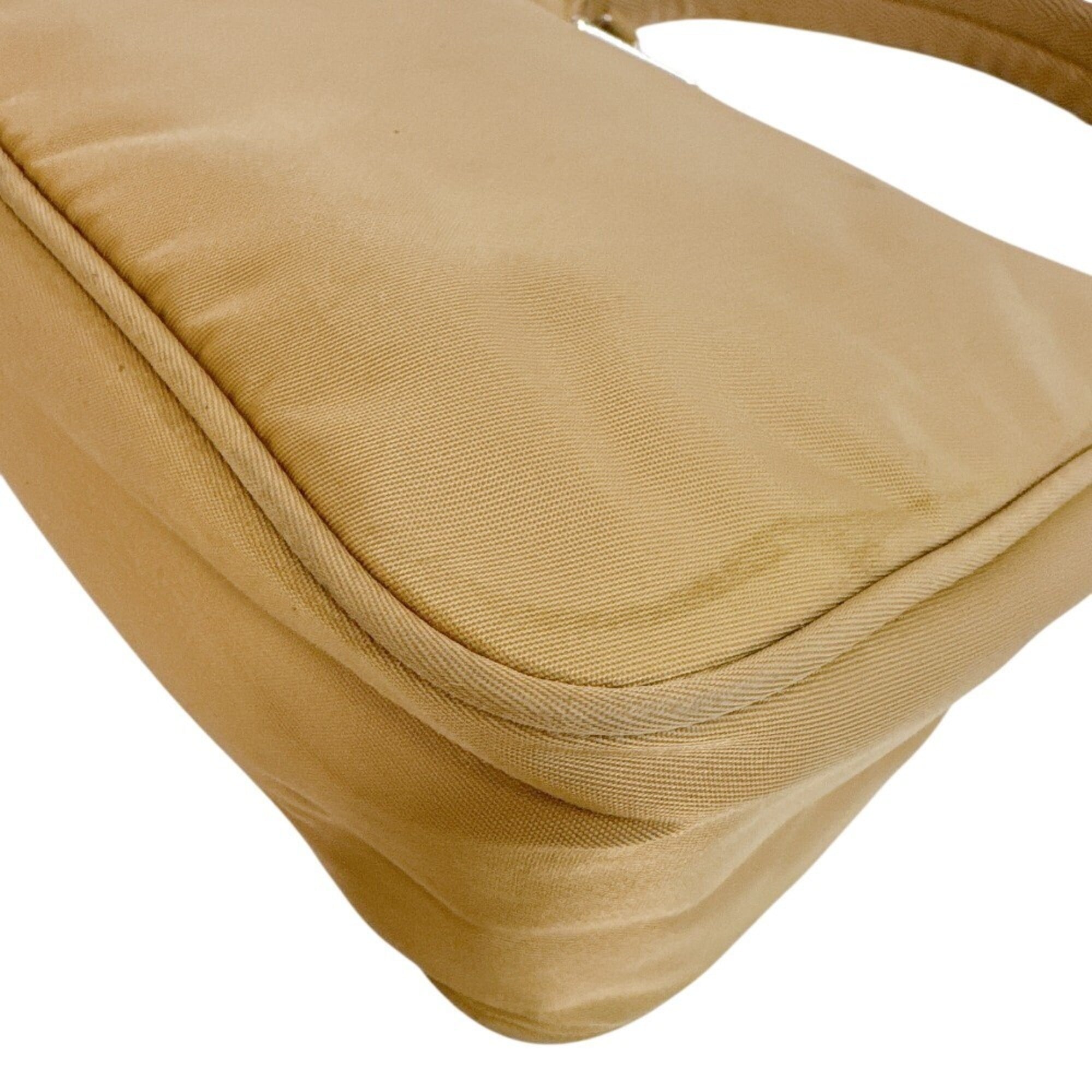 Prada Beige Nylon Pouch (Pre-Owned)