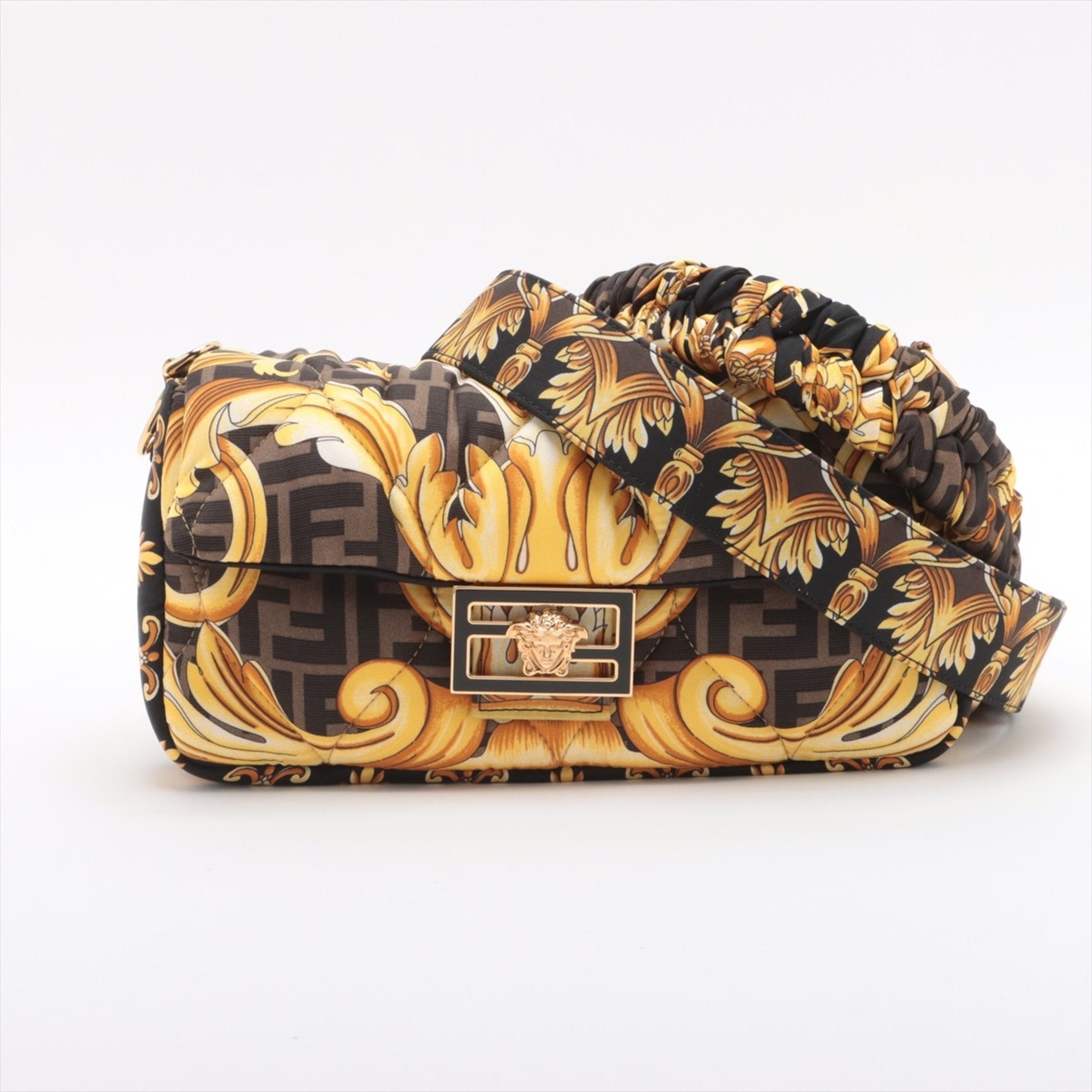 Fendi Black Yellow Shoulder Bag (Pre-Owned)