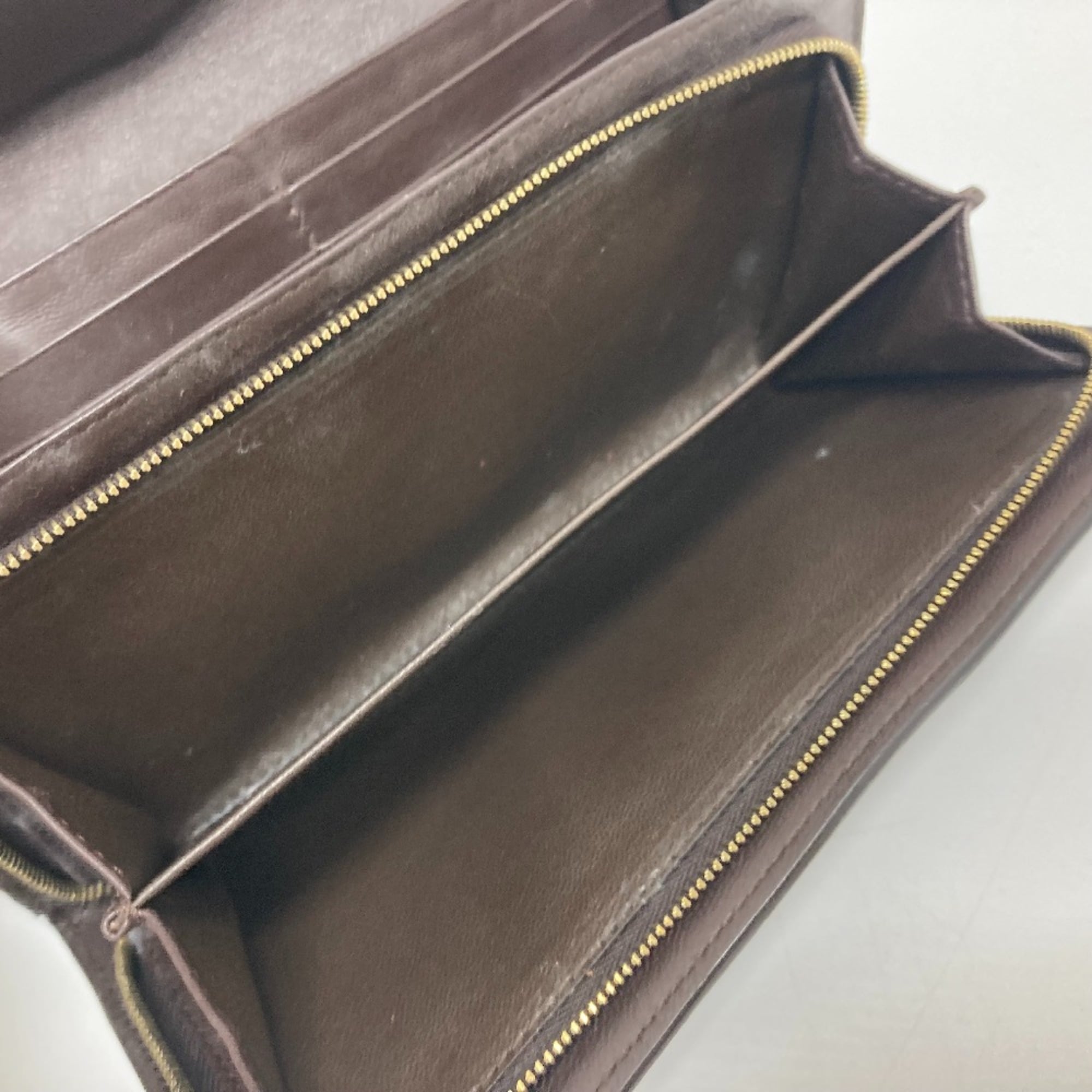 Bottega Veneta Brown Leather Long Wallet (Bi-Fold) (Pre-Owned)