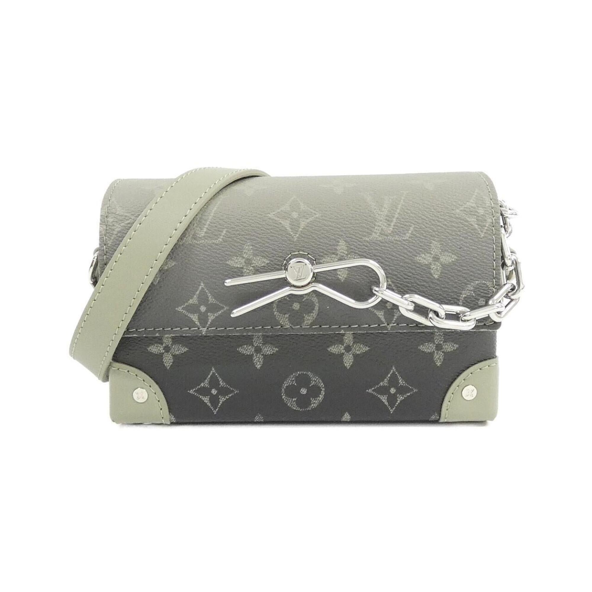 Louis Vuitton Khaki Vert Coated Canvas Shoulder Bag (Pre-Owned)
