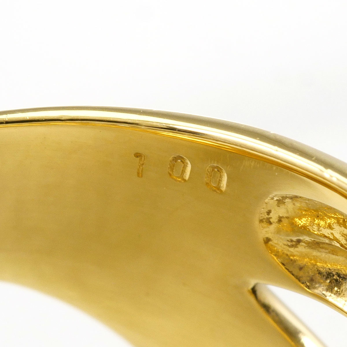 Unbranded Platinum Yellow Gold Yellow Gold (18K) Platinum 900 Band Ring (Pre-Owned)