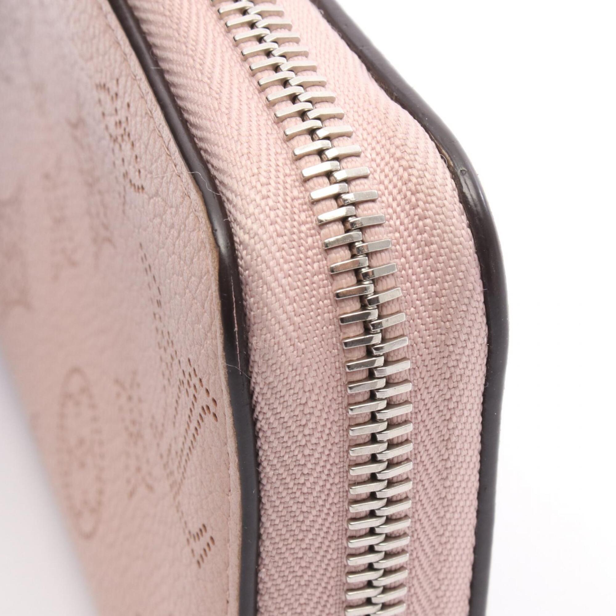 Louis Vuitton Magnolia Pink Mahina Leather Long Wallet (Bi-Fold) (Pre-Owned)