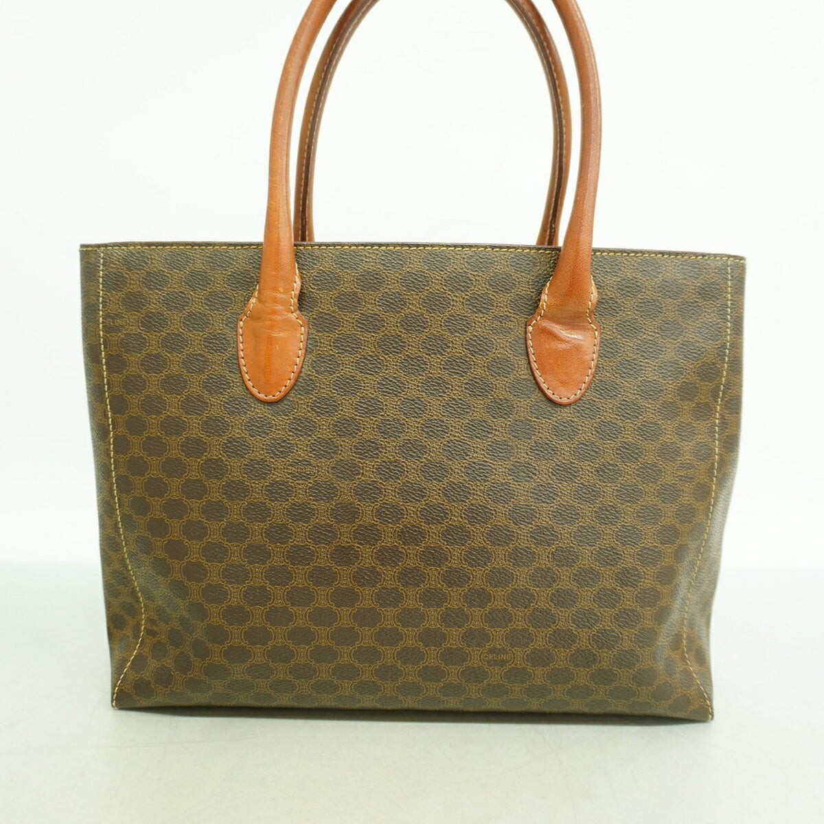 Celine Brown Pvc Handbag (Pre-Owned)
