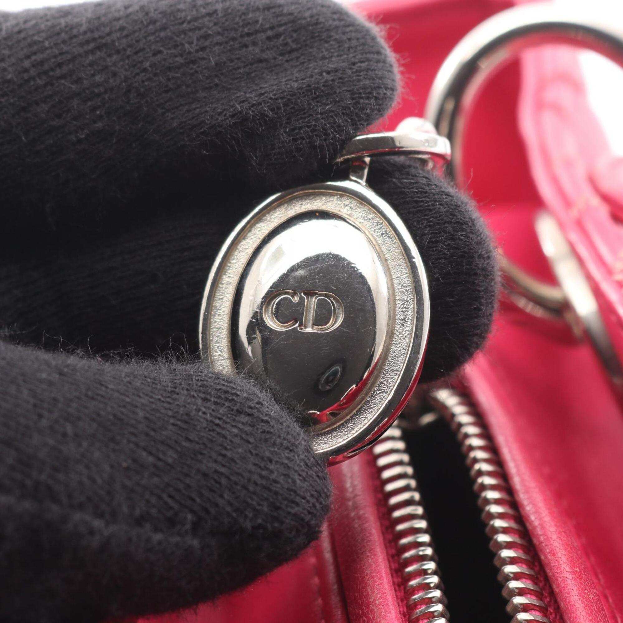 Christian Dior Pink Leather Handbag (Pre-Owned)