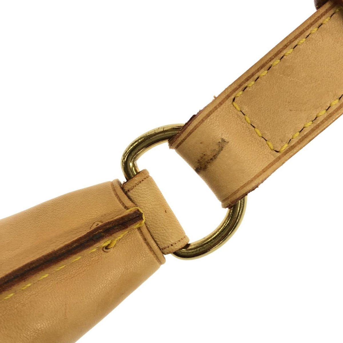 Louis Vuitton Marron Coated Canvas Shoulder Bag (Pre-Owned)