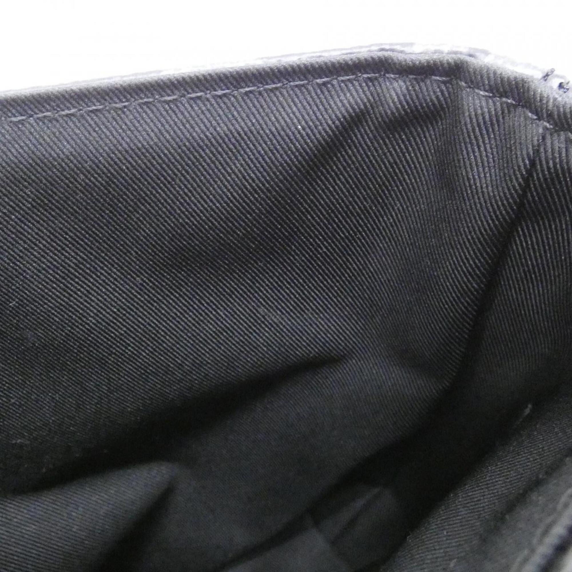 Louis Vuitton Black Coated Canvas Shoulder Bag (Pre-Owned)