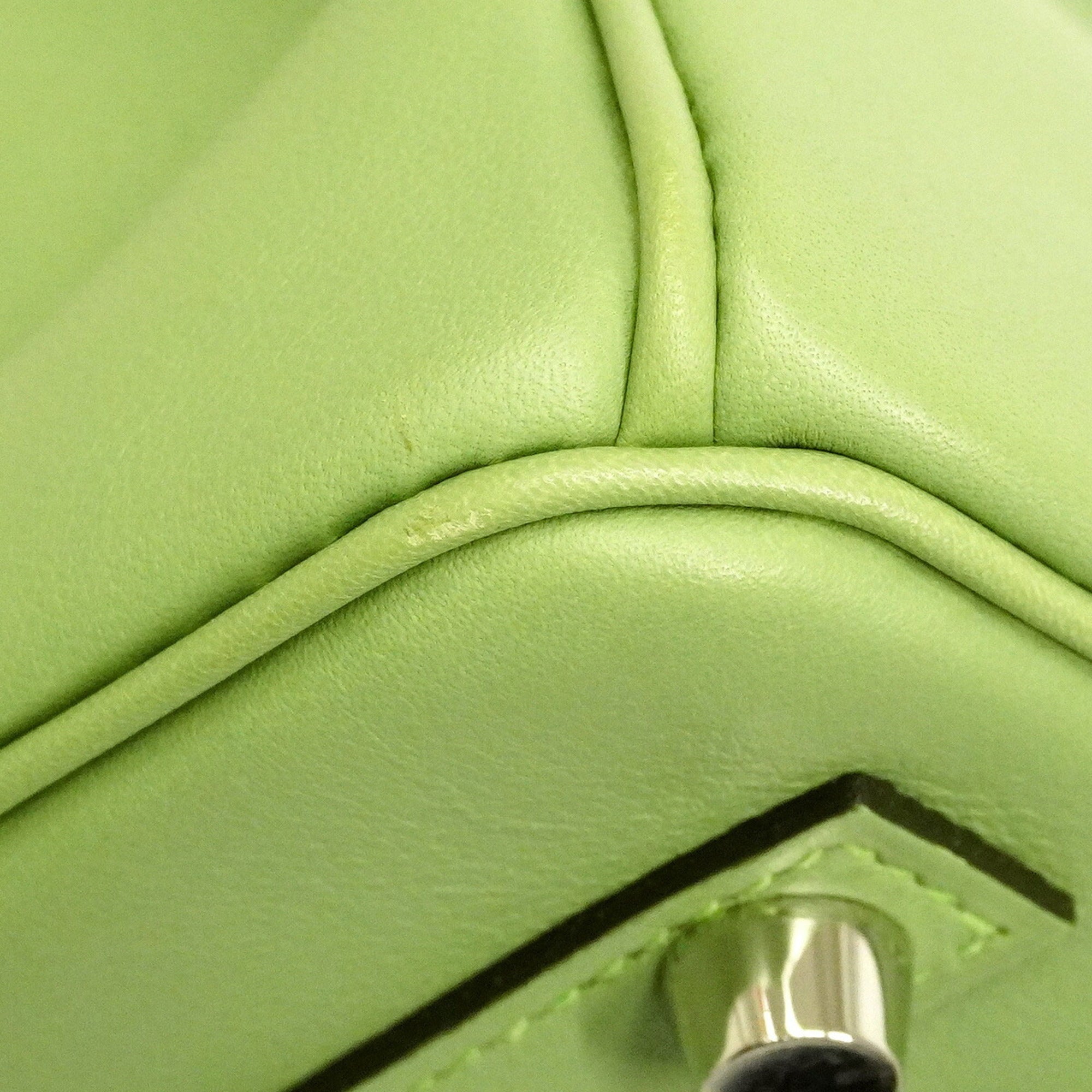 Hermes Green Swift Leather Handbag (Pre-Owned)