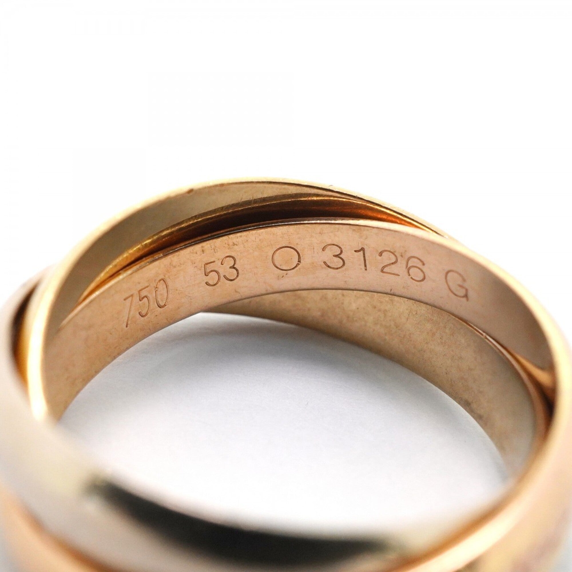 Cartier Yellow Gold (18K) Pink Gold (18K) White Gold (18K) Band Ring (Pre-Owned)
