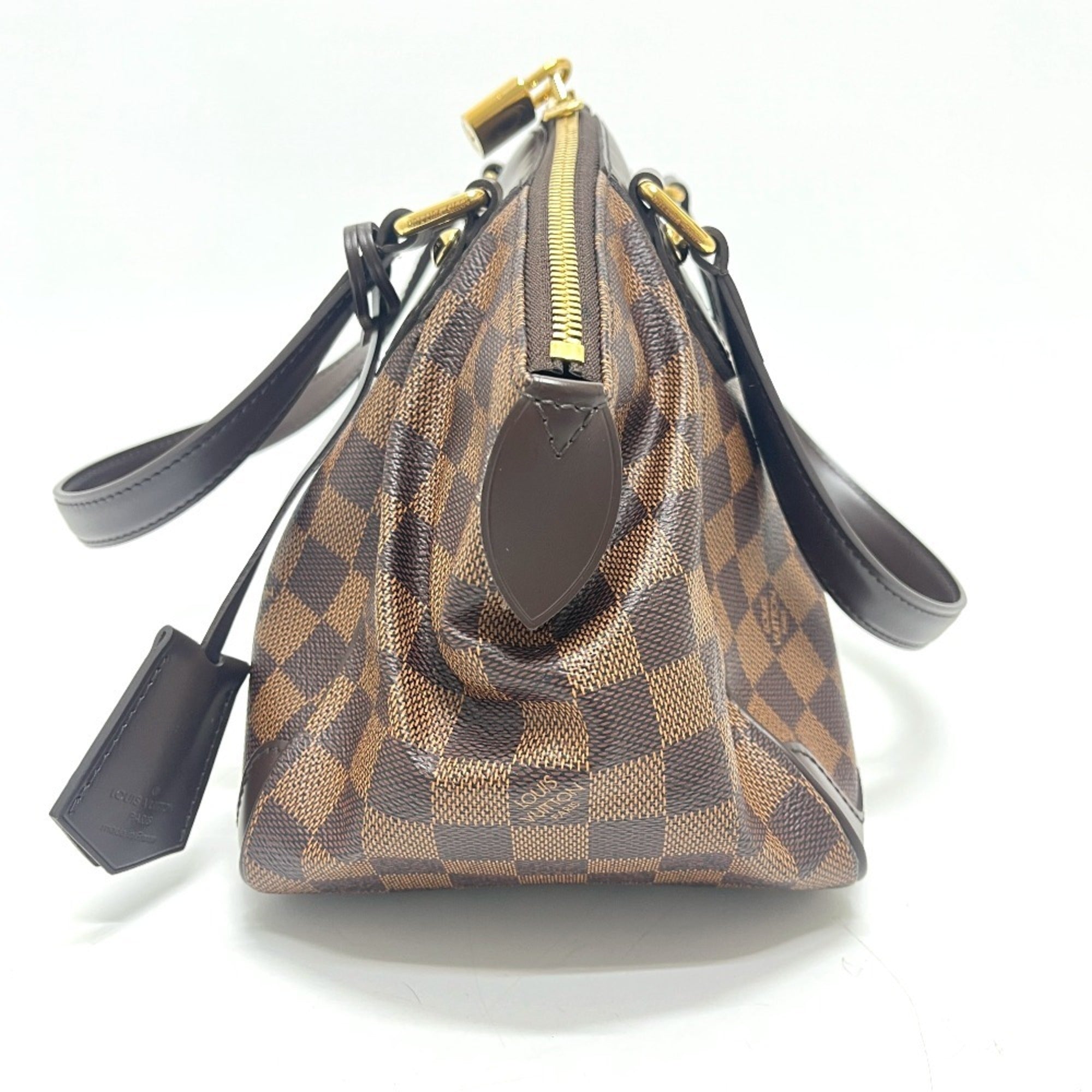 Louis Vuitton Brown Ebene Damier Canvas Shoulder Bag Tote Bag (Pre-Owned)