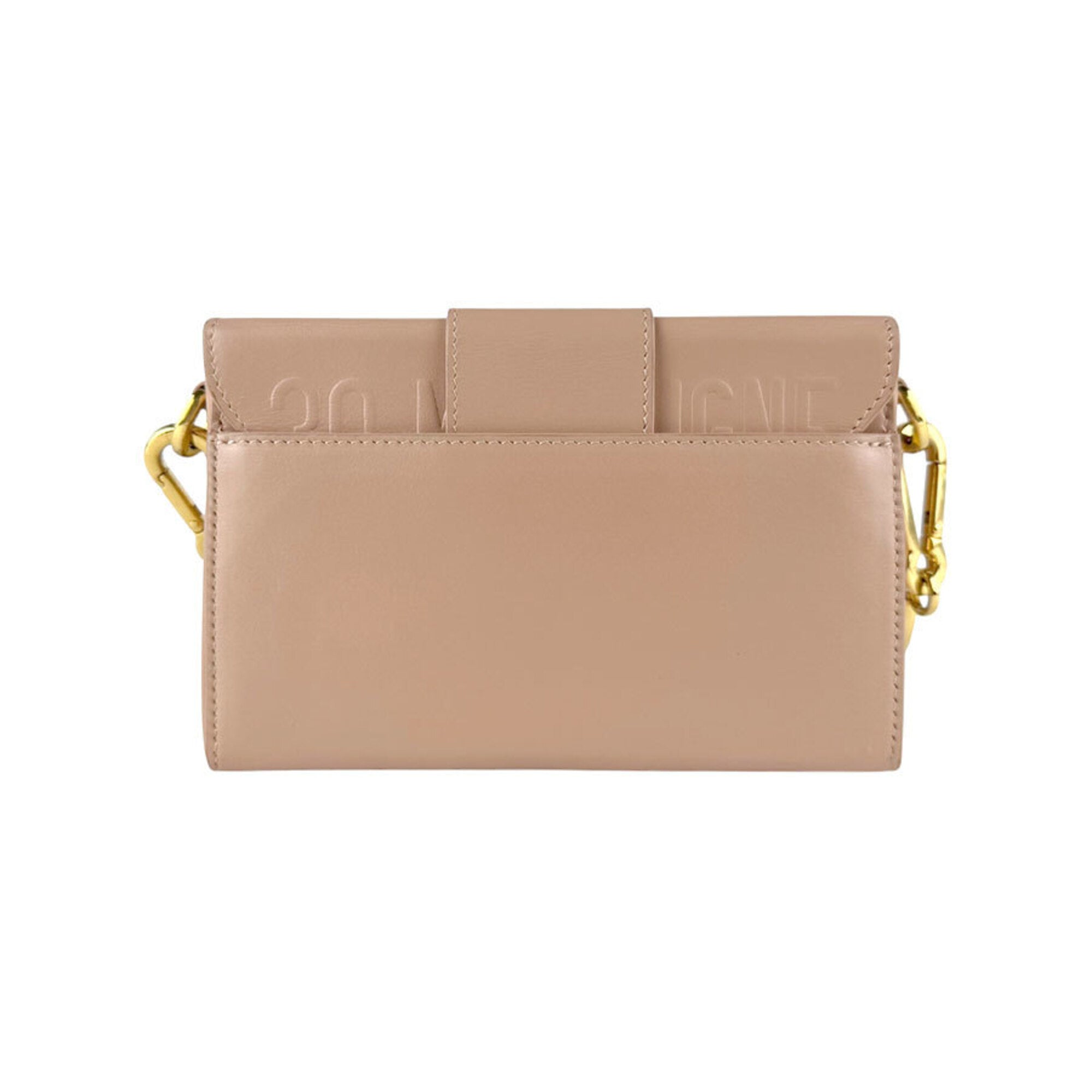 Christian Dior Pink Beige Leather Shoulder Bag (Pre-Owned)