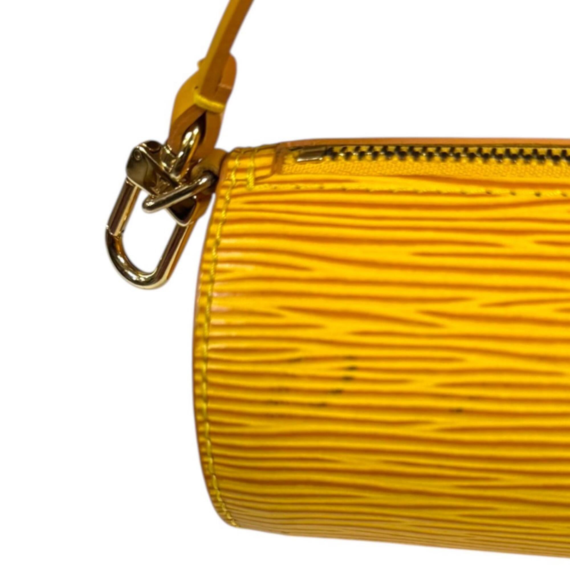 Louis Vuitton Yellow Epi Leather Handbag (Pre-Owned)