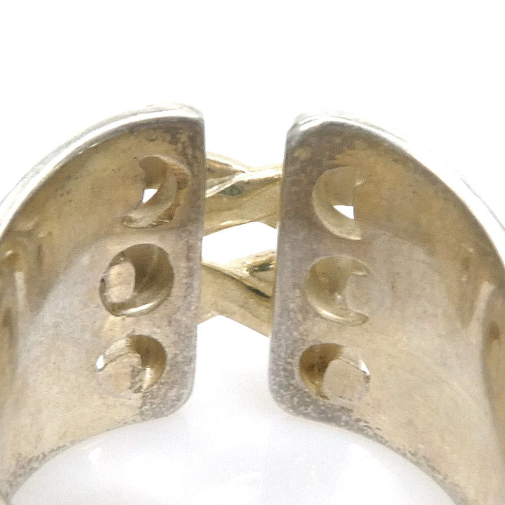 Hermes Silver Silver 925 Band Ring (Pre-Owned)