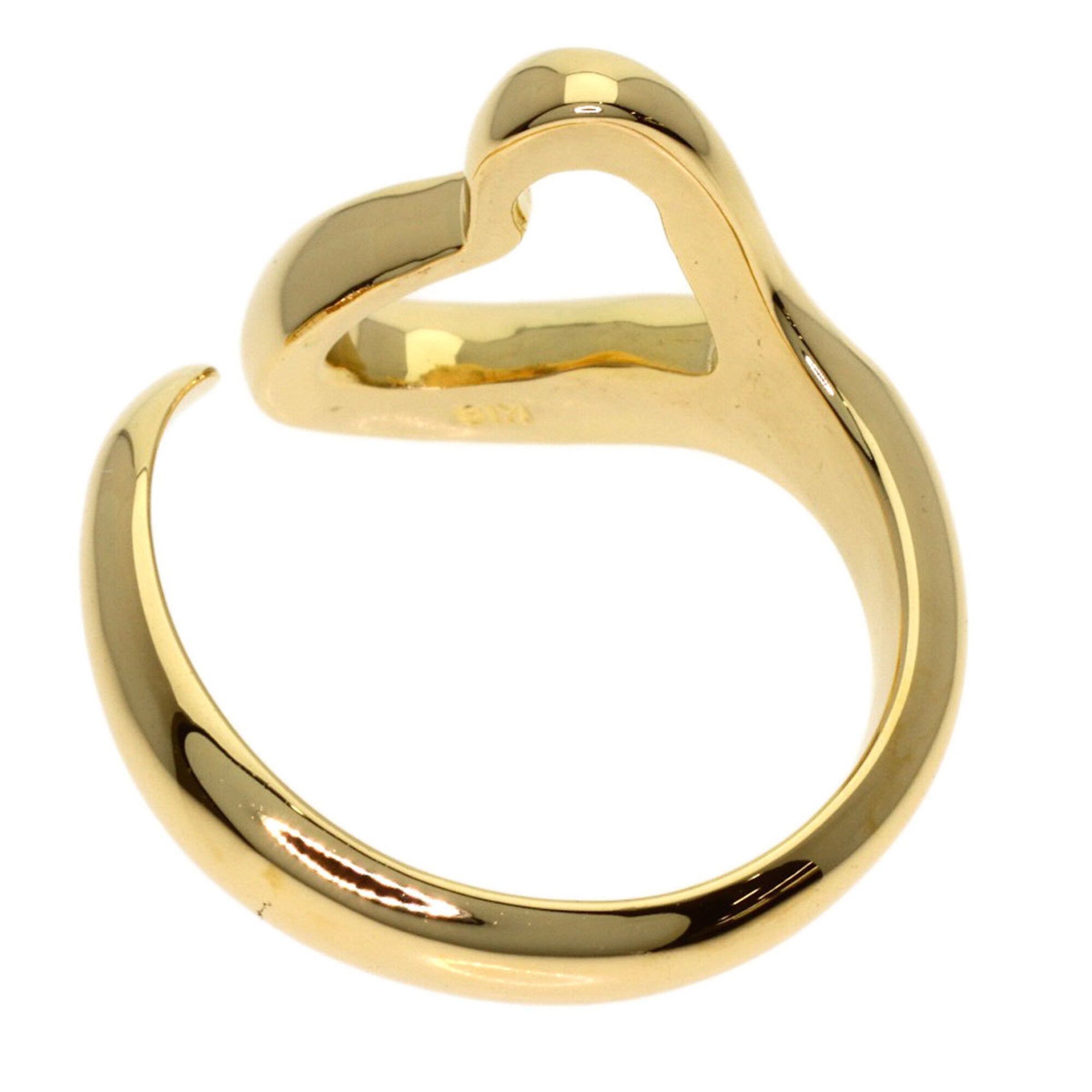 Tiffany Open Heart Yellow Gold (18K) Band Ring (Pre-Owned)
