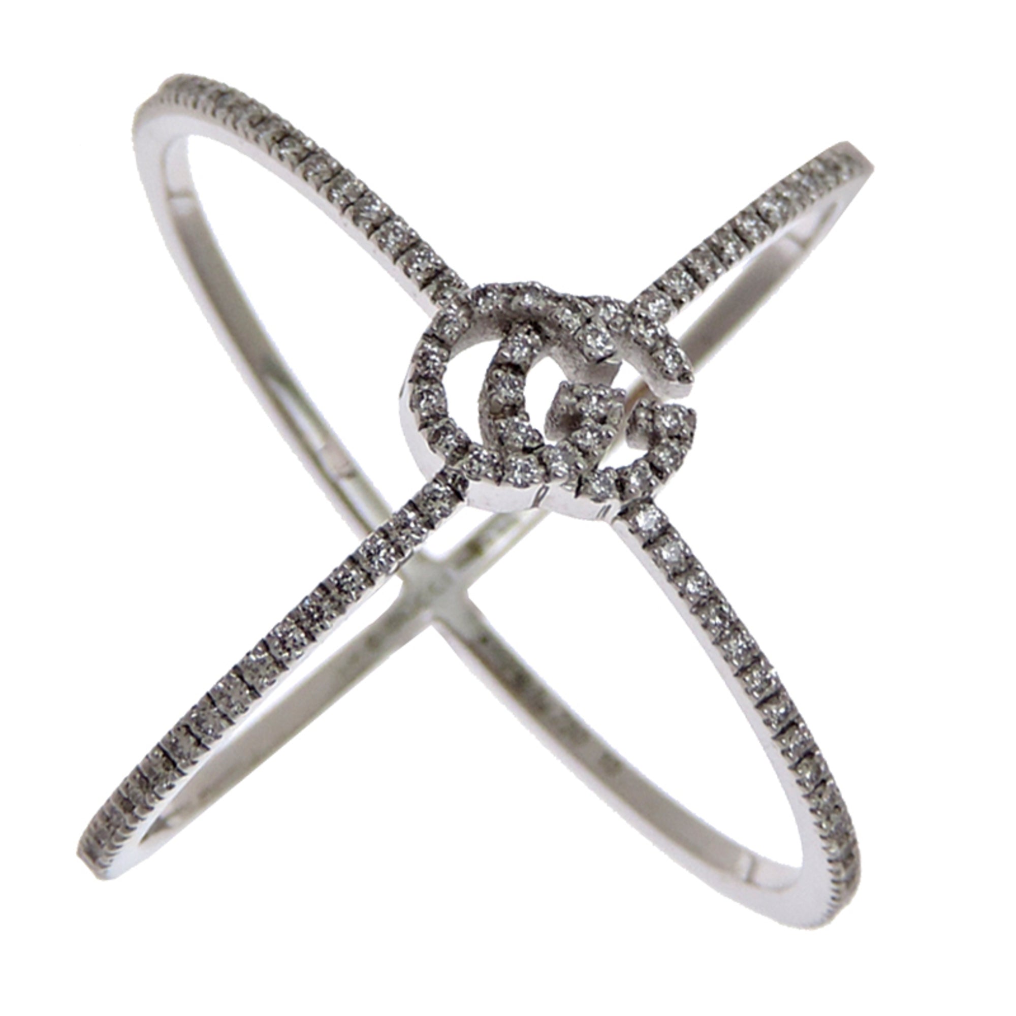 Gucci White Gold (18K) Band Ring (Pre-Owned)