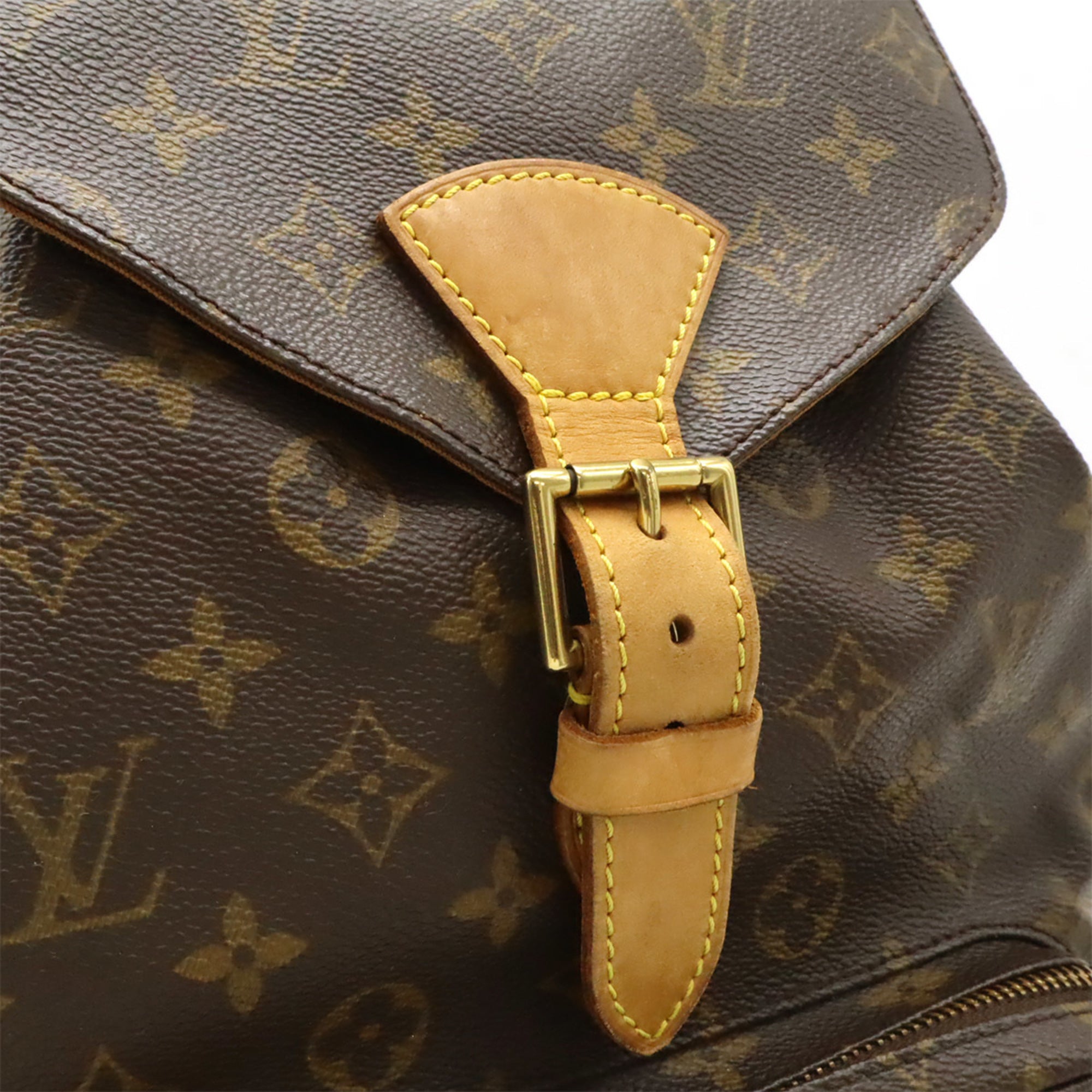 Louis Vuitton Brown Monogram Monogram Backpack Shoulder Bag (Pre-Owned)