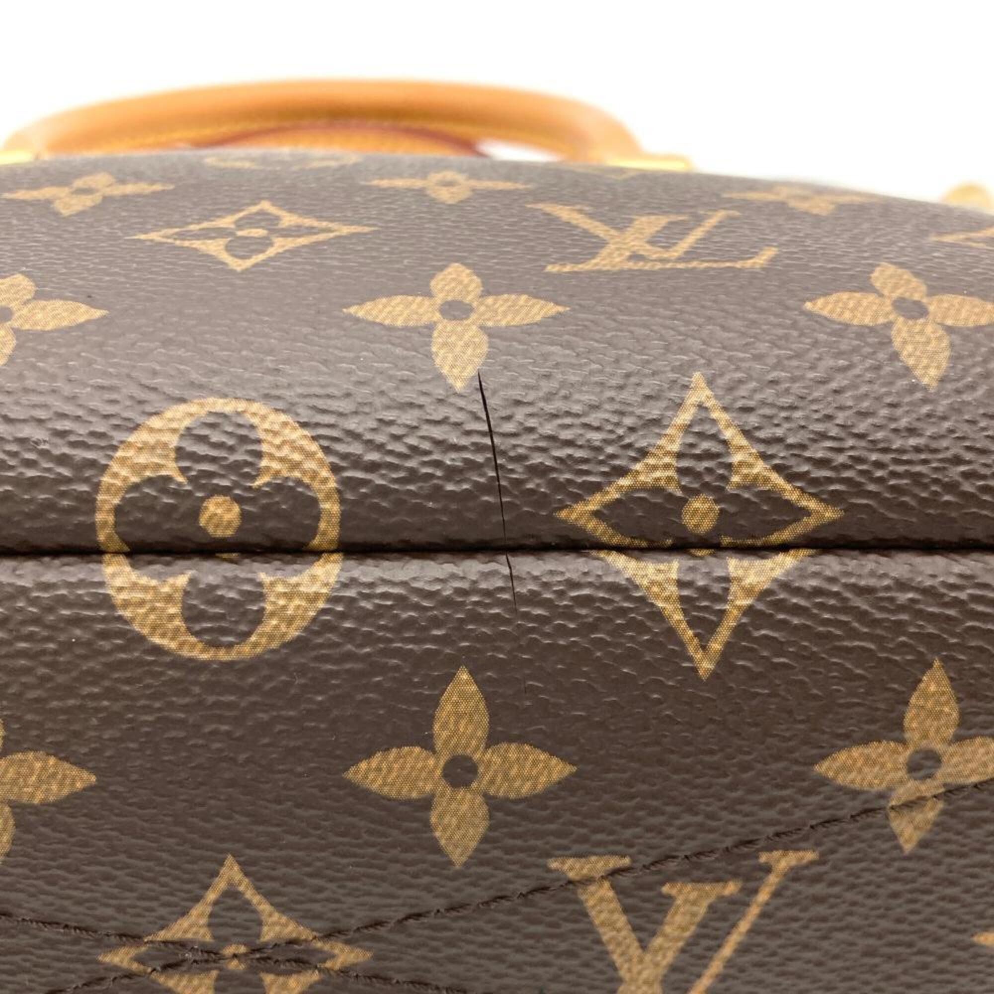 Louis Vuitton Cerise Red Color Monogram Canvas Handbag (Pre-Owned)