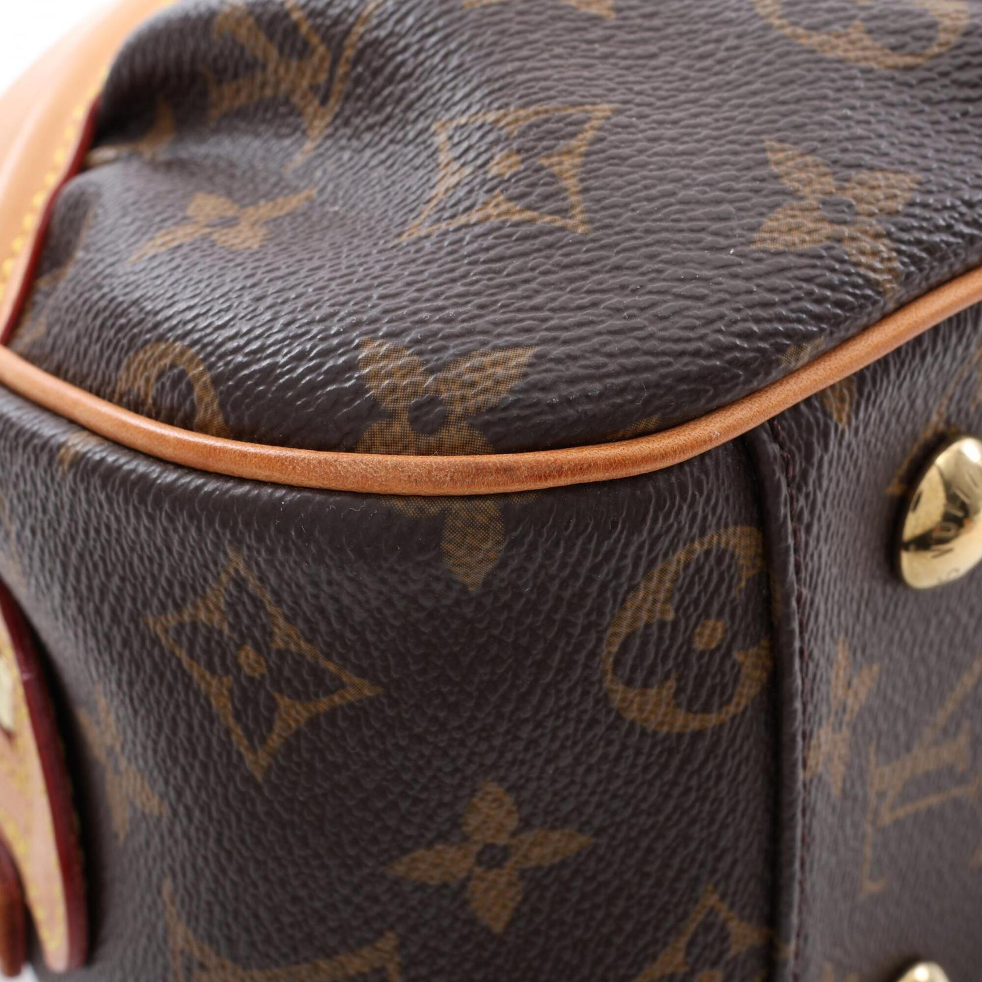 Louis Vuitton Brown Monogram Monogram Leather Handbag Shoulder Bag (Pre-Owned)