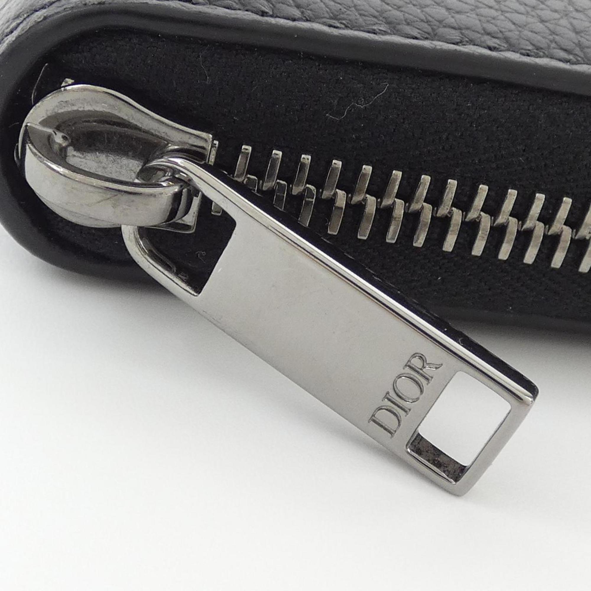 Christian Dior Black Long Wallet (Bi-Fold) (Pre-Owned)
