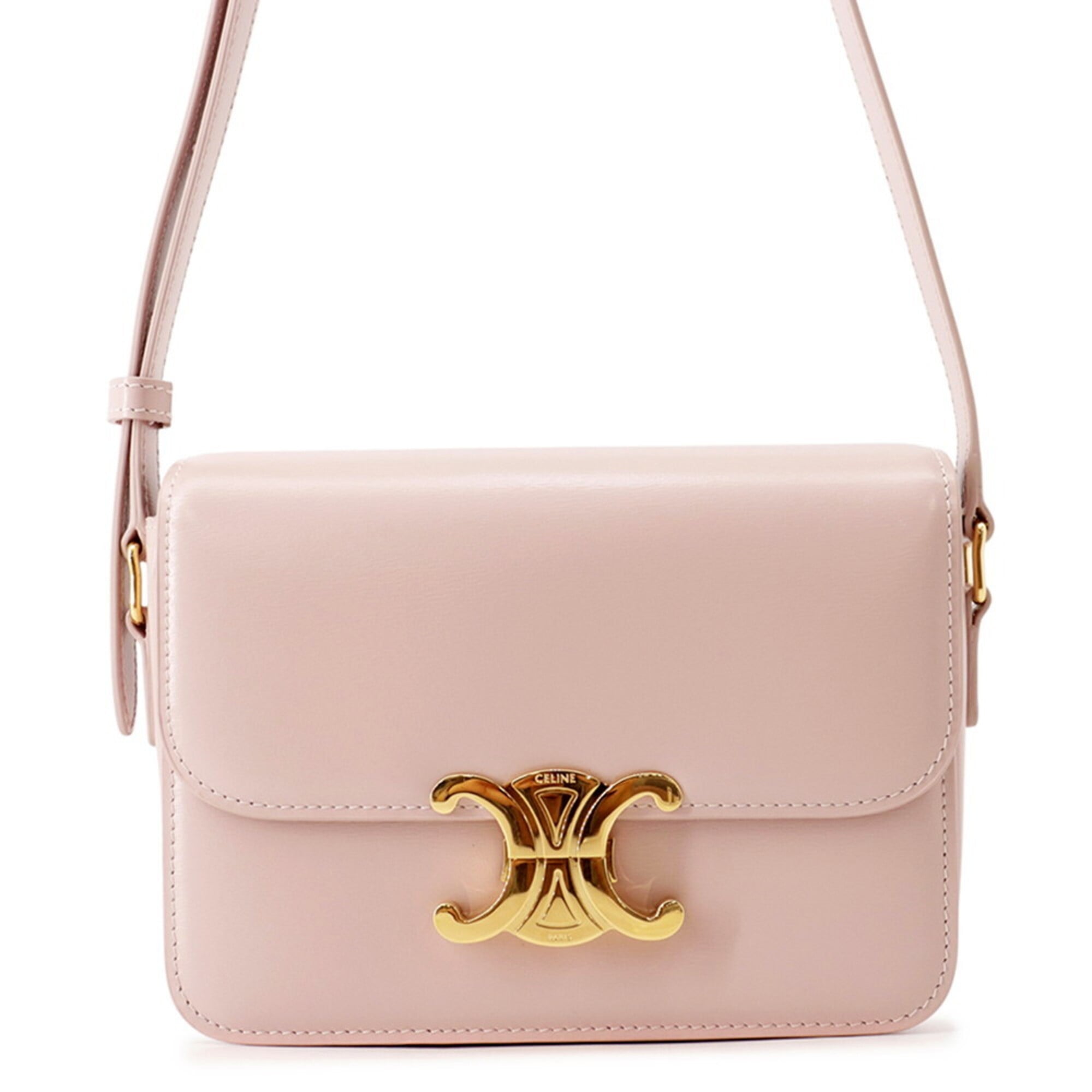 Celine Pink Leather Shoulder Bag (Pre-Owned)