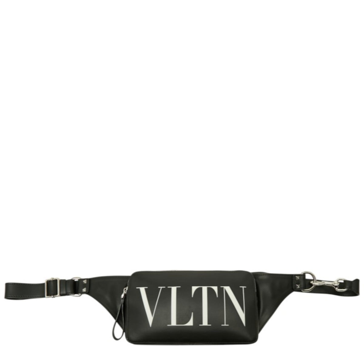 Valentino Black Leather Shoulder Bag Sling Bag (Pre-Owned)