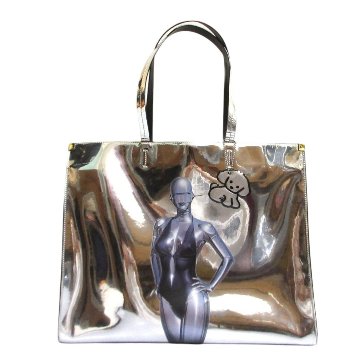 Stella Mccartney Silver Elastane Tote Bag (Pre-Owned)