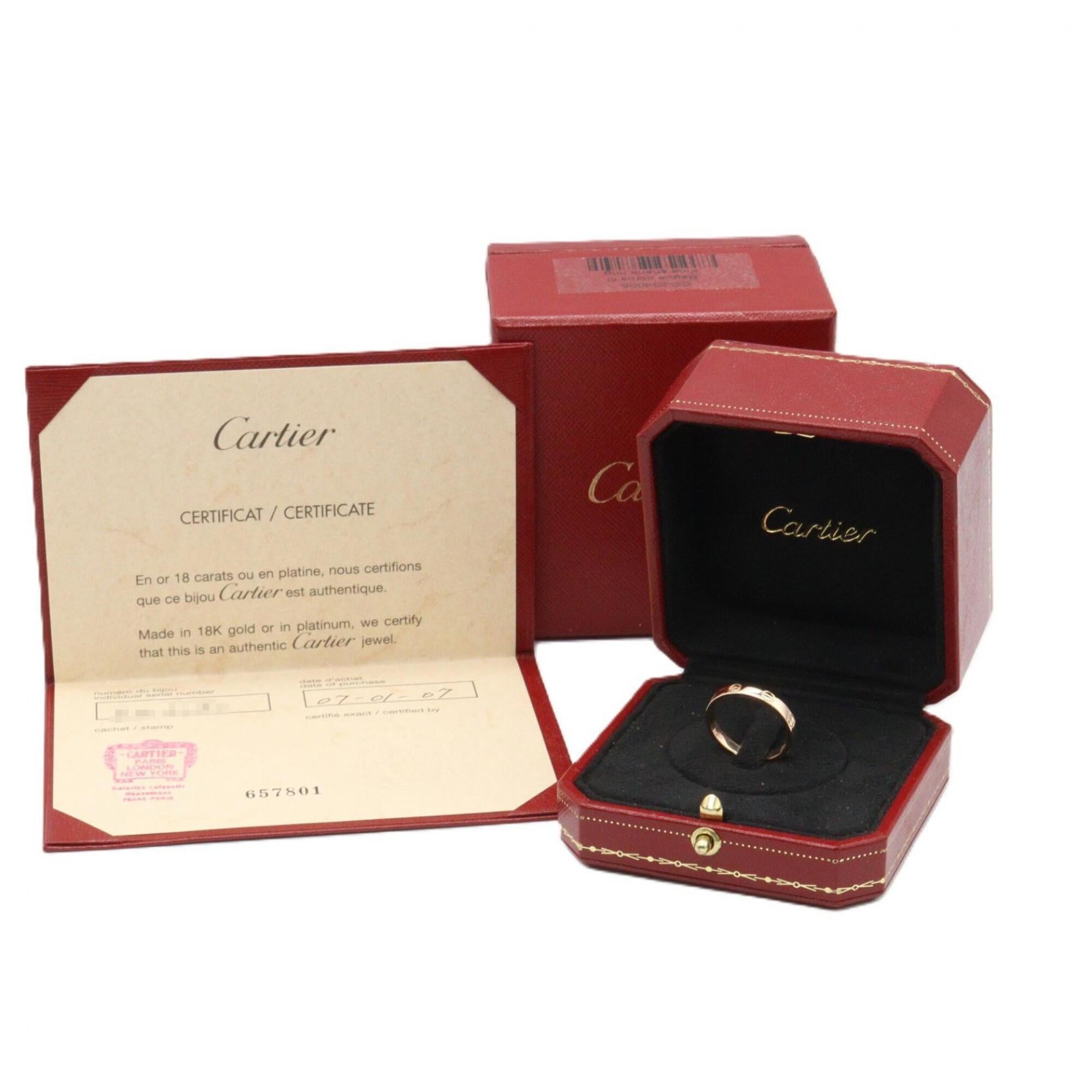Cartier Gold Pink Gold (18K) Band Ring (Pre-Owned)