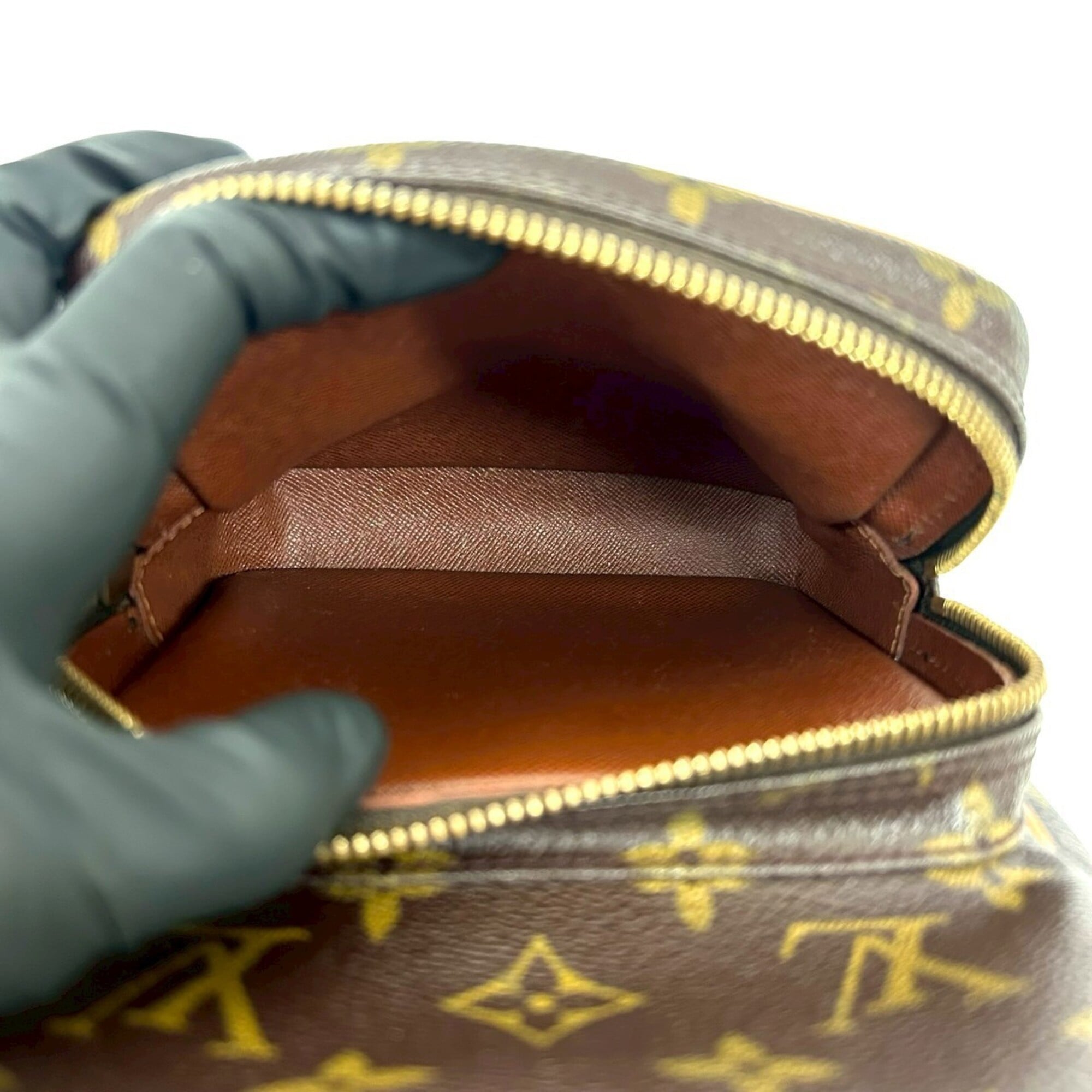 Louis Vuitton Brown Leather Pvc Pochette Shoulder Bag (Pre-Owned)