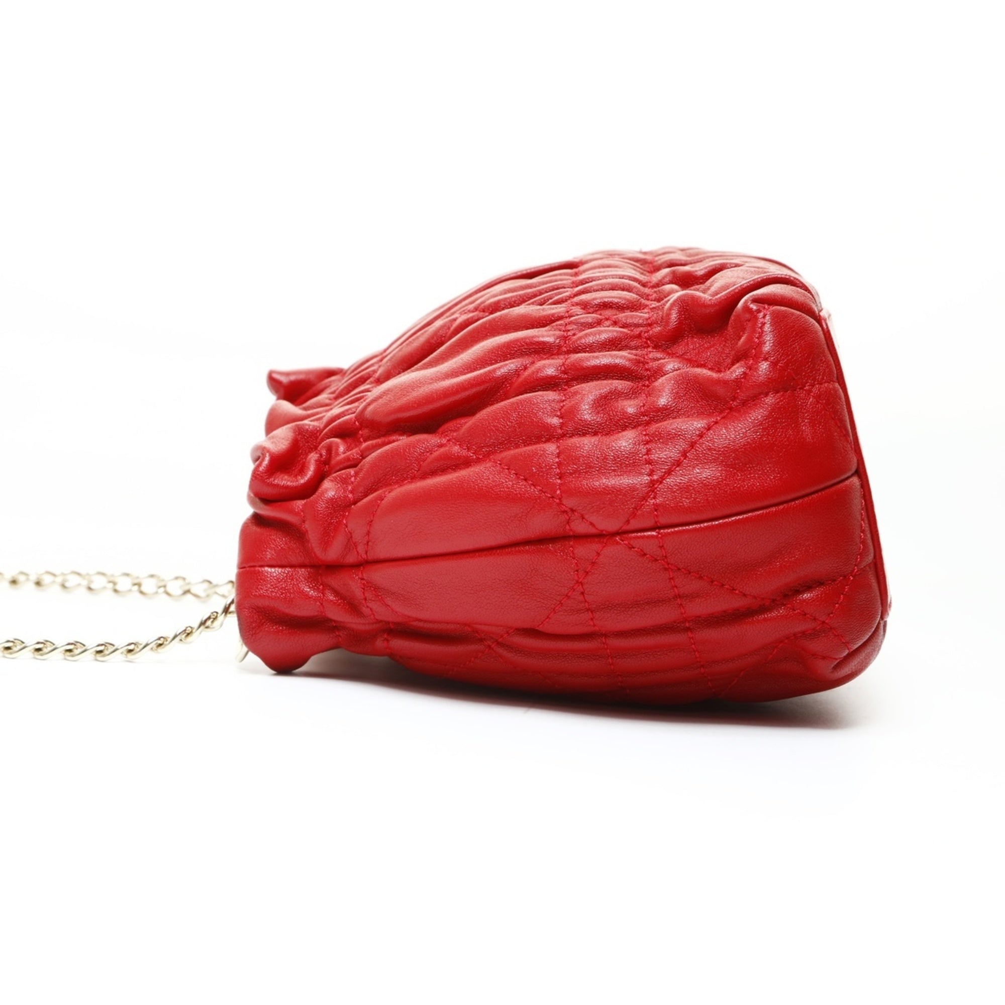 Christian Dior Red Color Shoulder Bag (Pre-Owned)