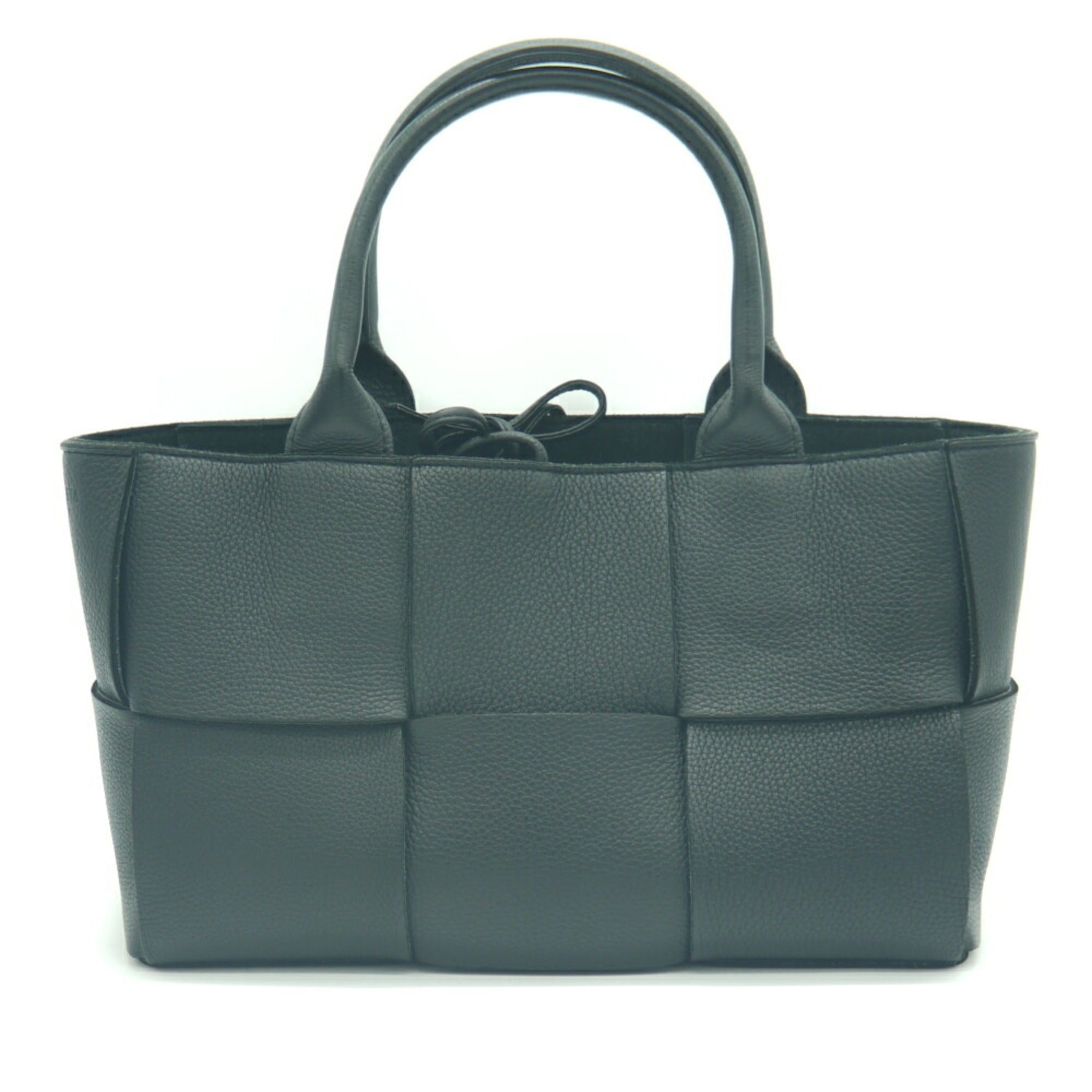 Bottega Veneta Black Leather Tote Bag (Pre-Owned)