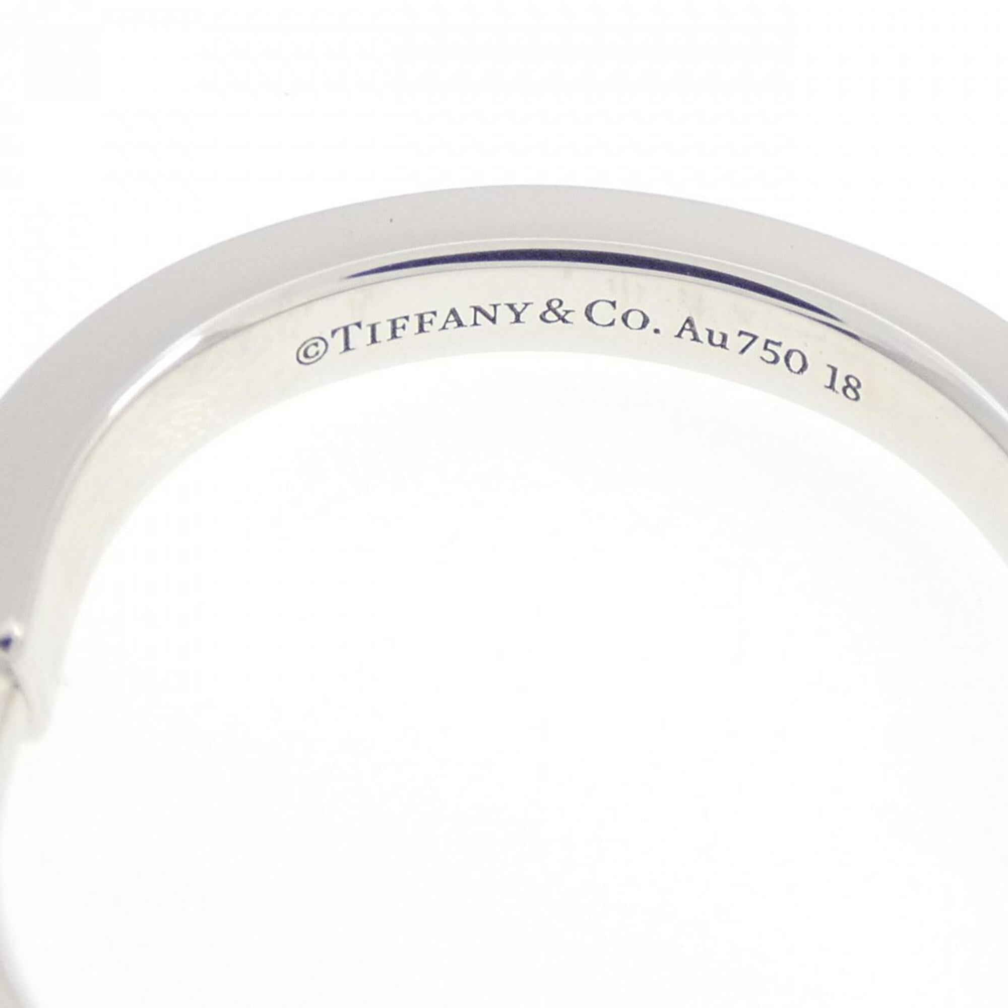 Tiffany White Gold (18K) Band Ring (Pre-Owned)