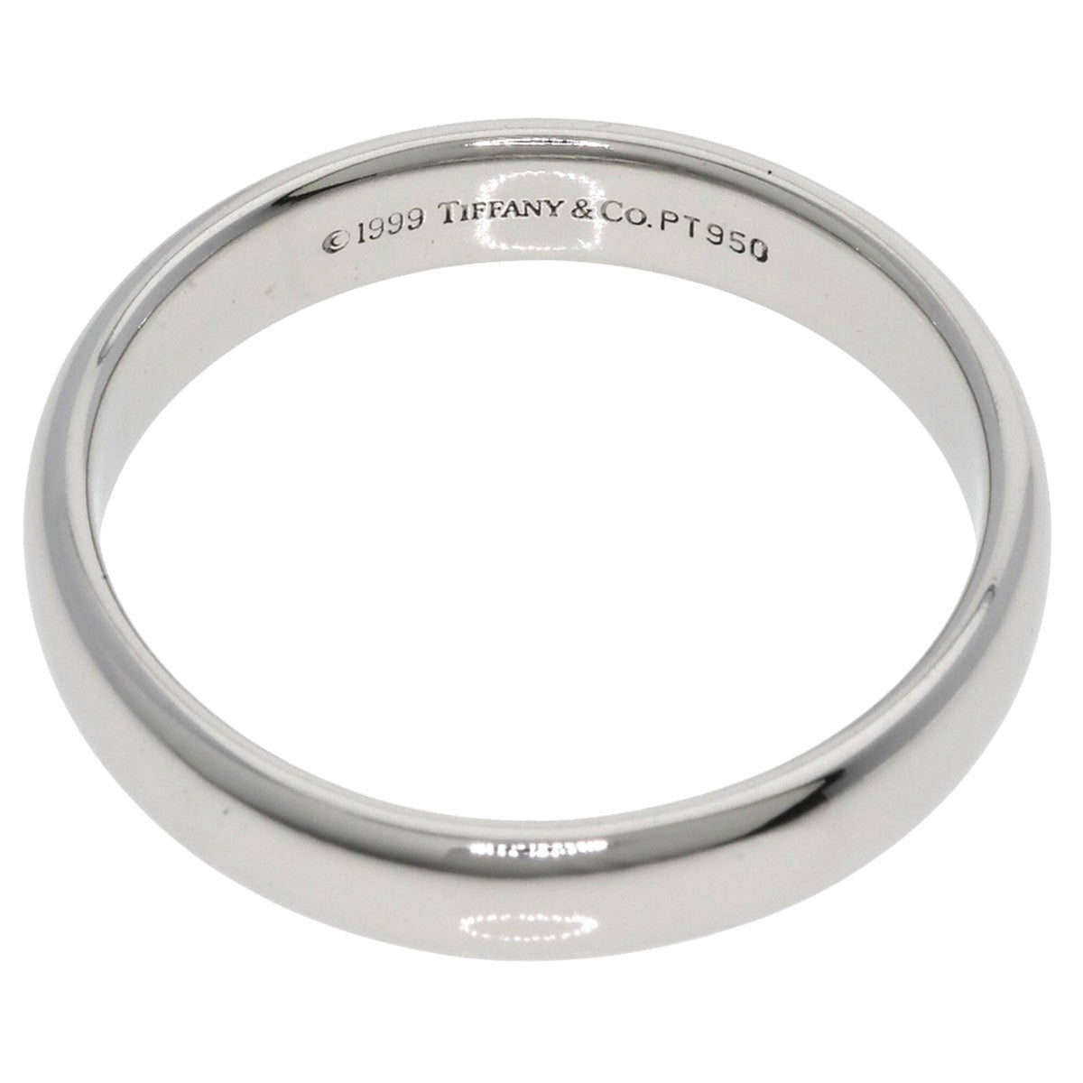 Tiffany Platinum 950 Band Ring (Pre-Owned)