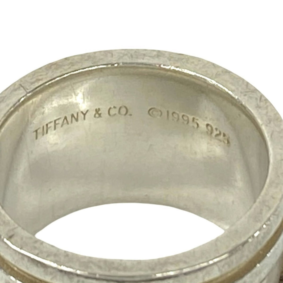Tiffany Silver Silver 925 Band Ring (Pre-Owned)