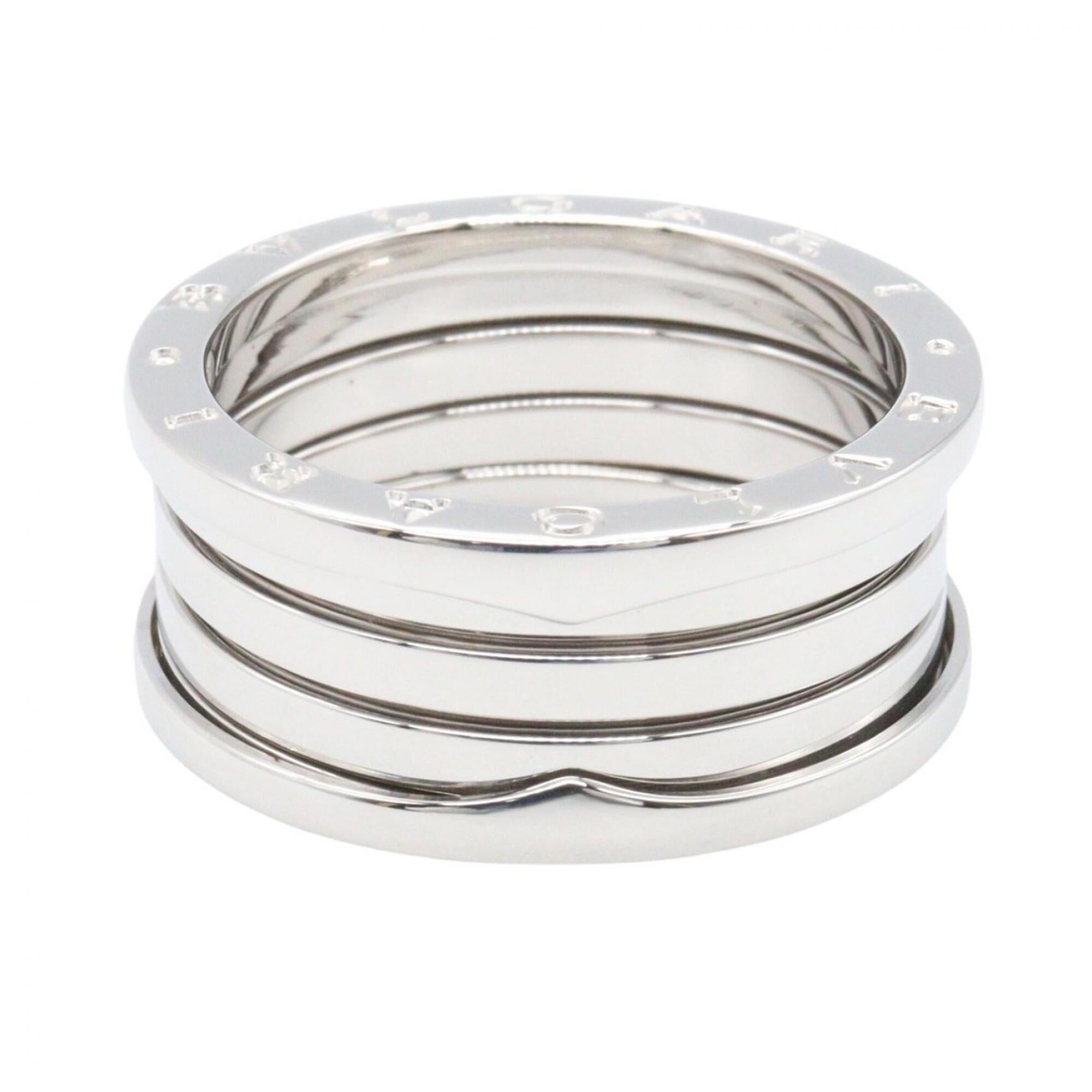 Bvlgari Silver White Gold (18K) Band Ring (Pre-Owned)