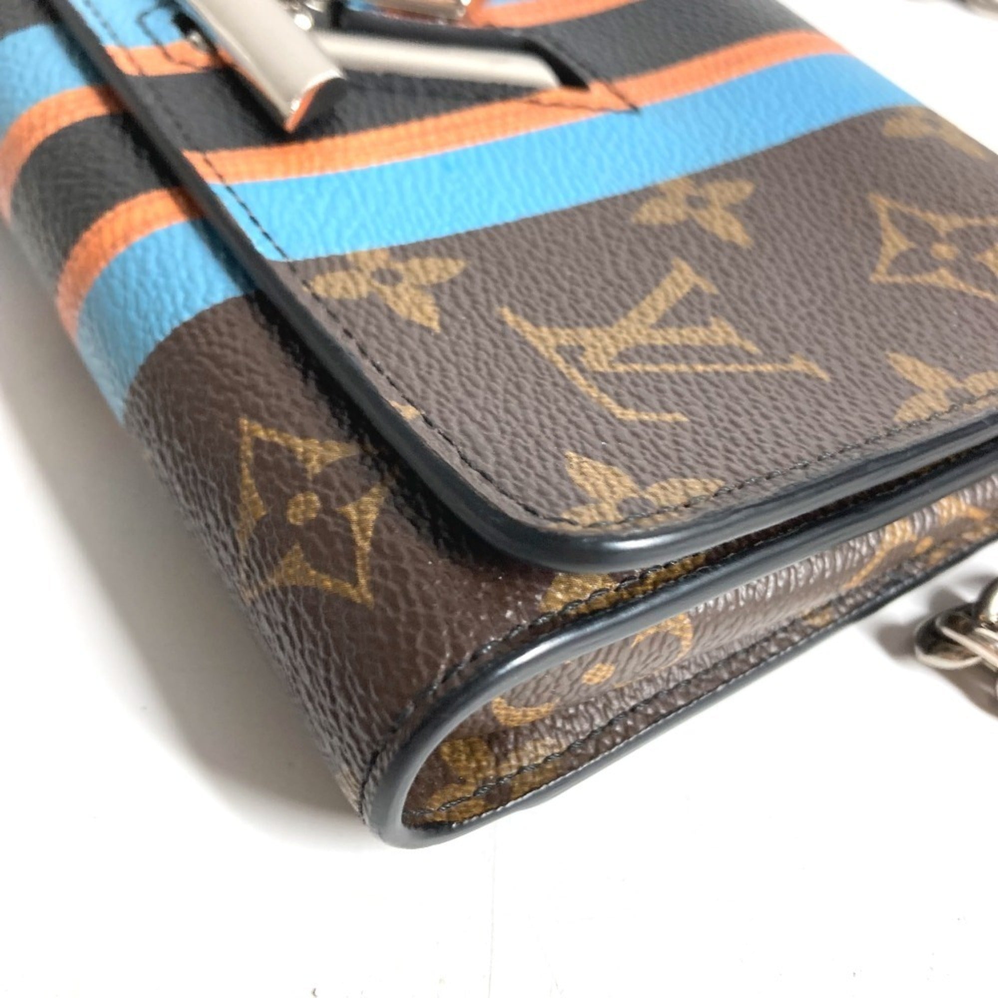 Louis Vuitton Monogram Brown Monogram Chain/Shoulder Wallet (Pre-Owned)