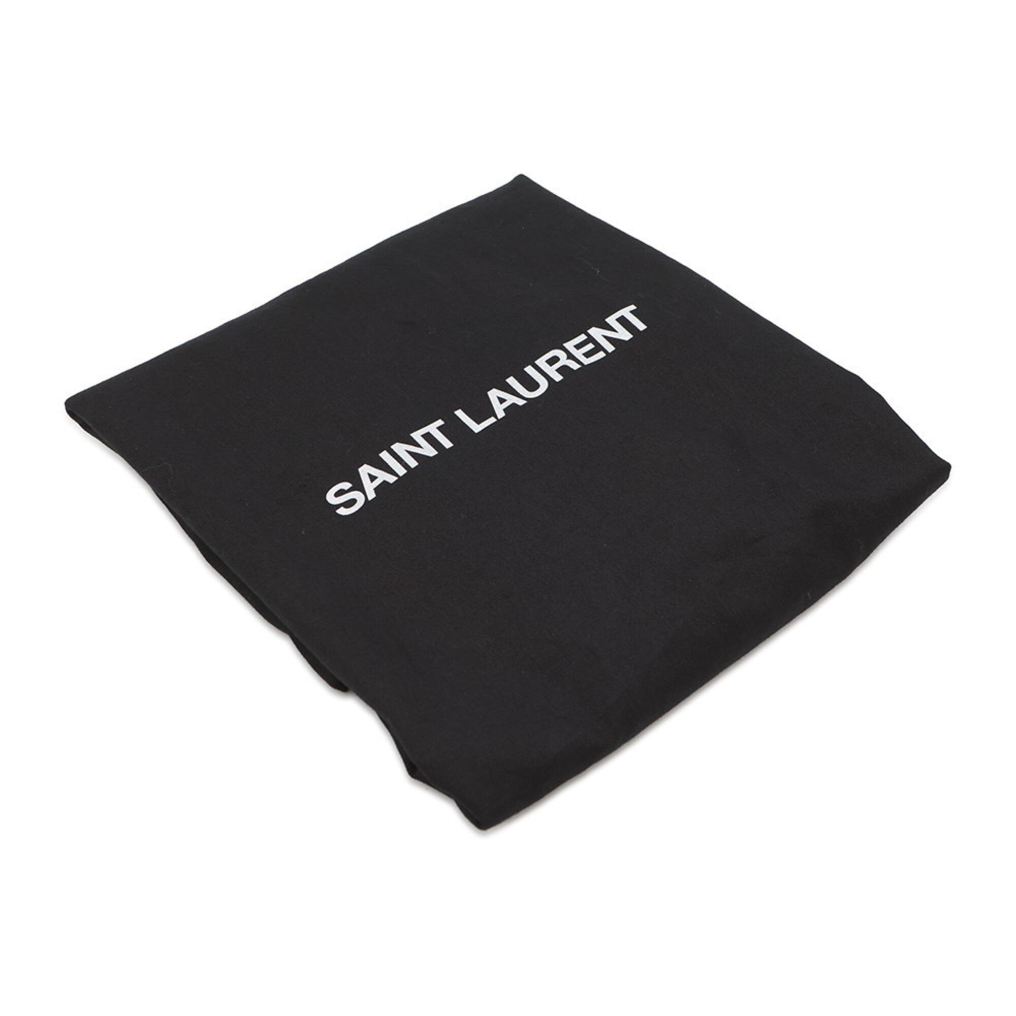 Yves Saint Laurent Black Suede Messenger Bag Shoulder Bag (Pre-Owned)