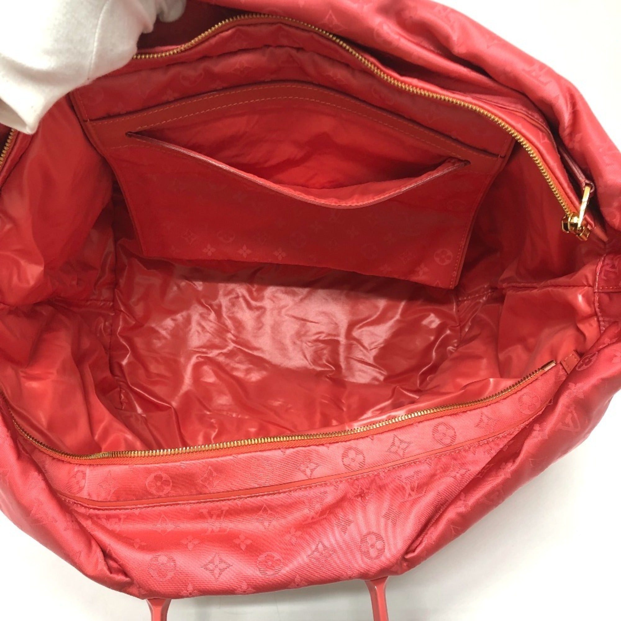 Louis Vuitton Pink Nylon Tote Bag (Pre-Owned)
