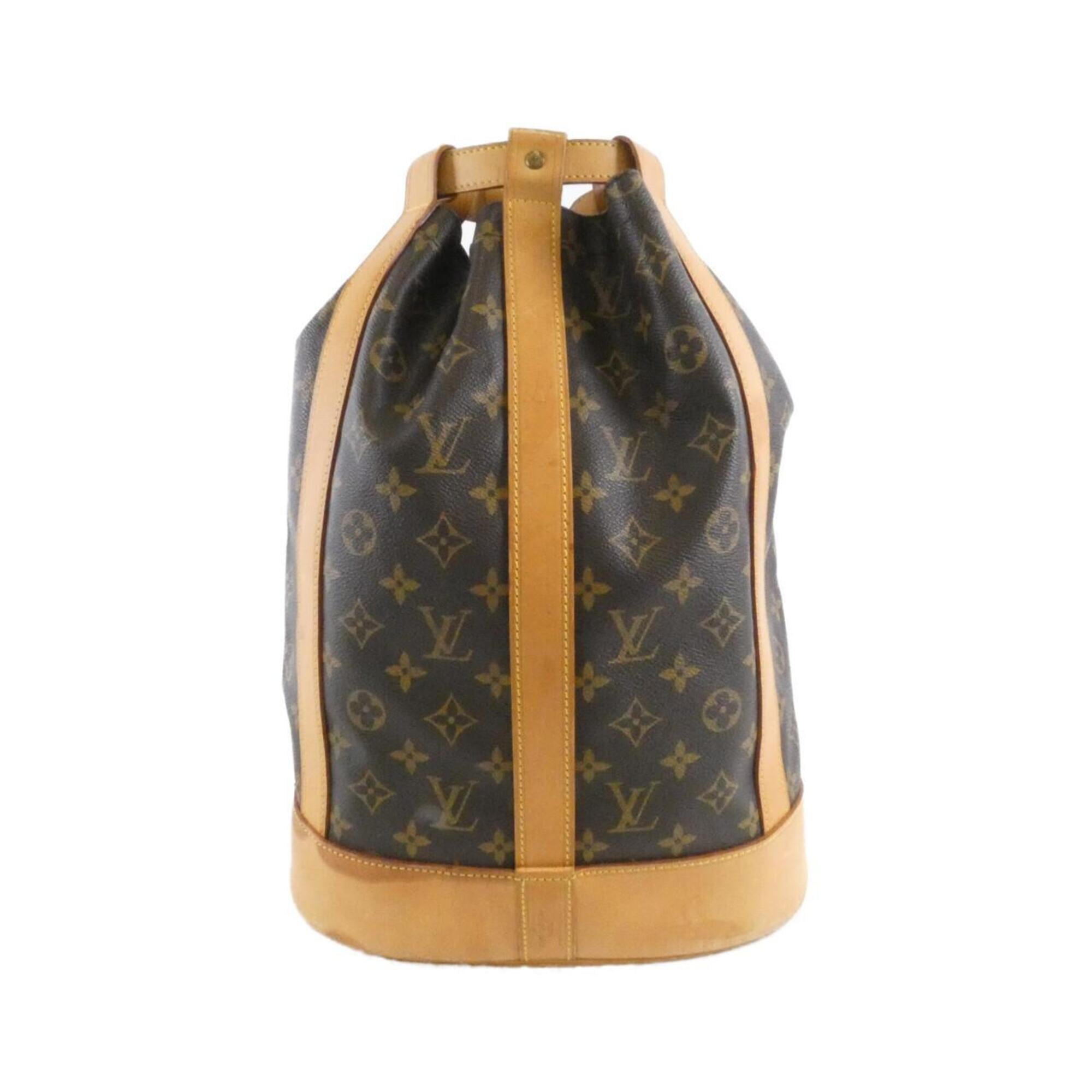 Louis Vuitton Brown Coated Canvas Shoulder Bag (Pre-Owned)