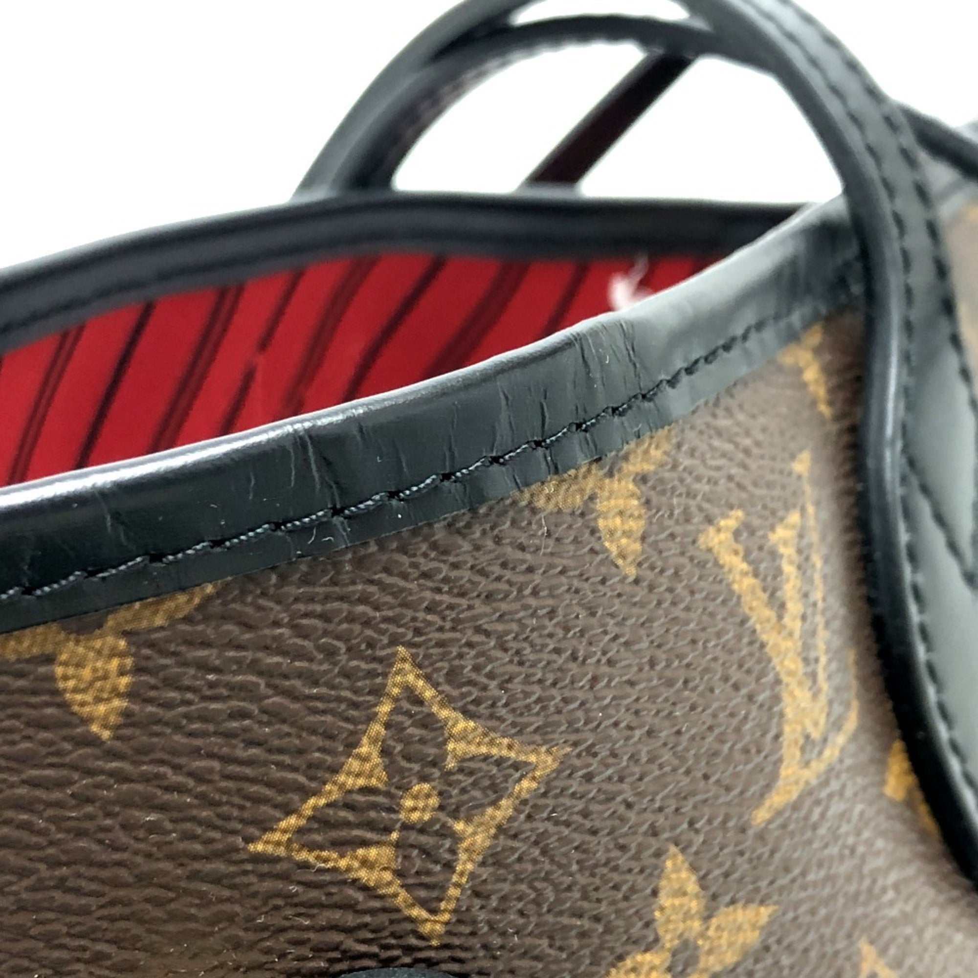 Louis Vuitton Brown Monogram Canvas Pouch Tote Bag (Pre-Owned)