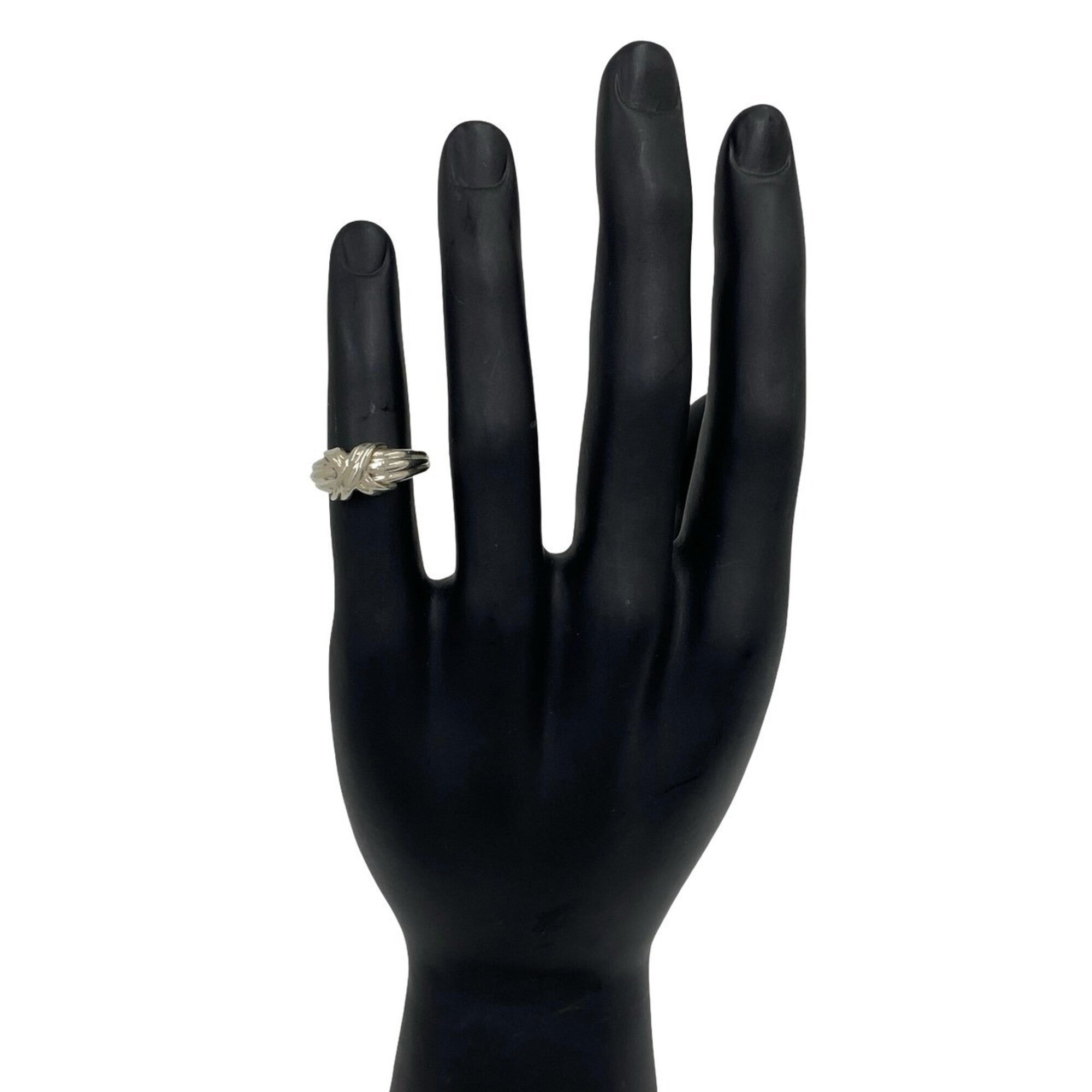 Tiffany Silver Silver 925 Band Ring (Pre-Owned)