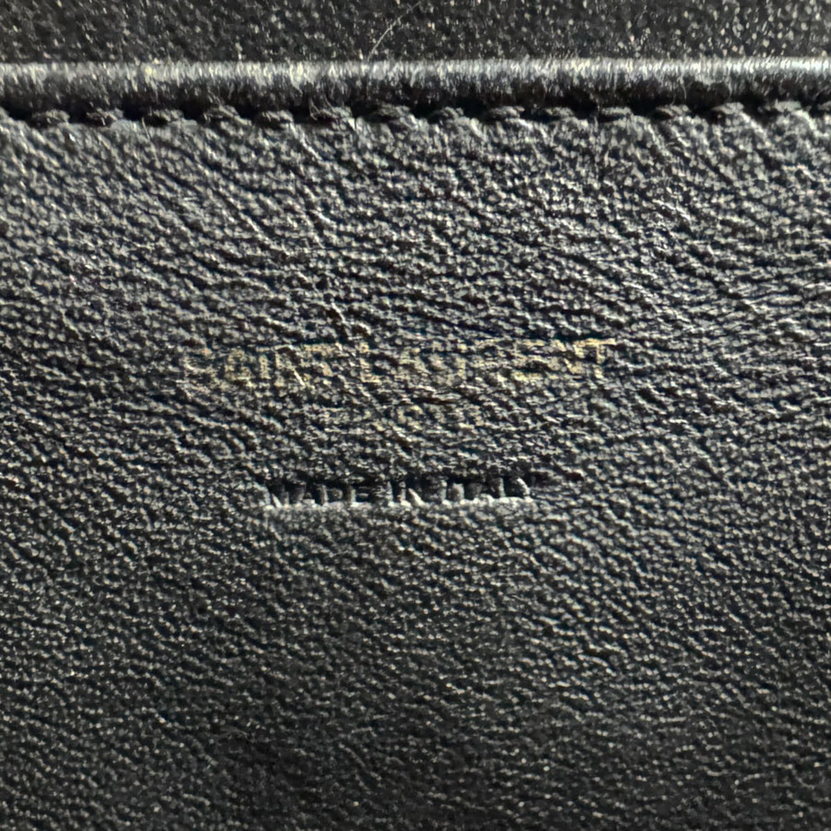 Saint Laurent Black Leather Handbag (Pre-Owned)