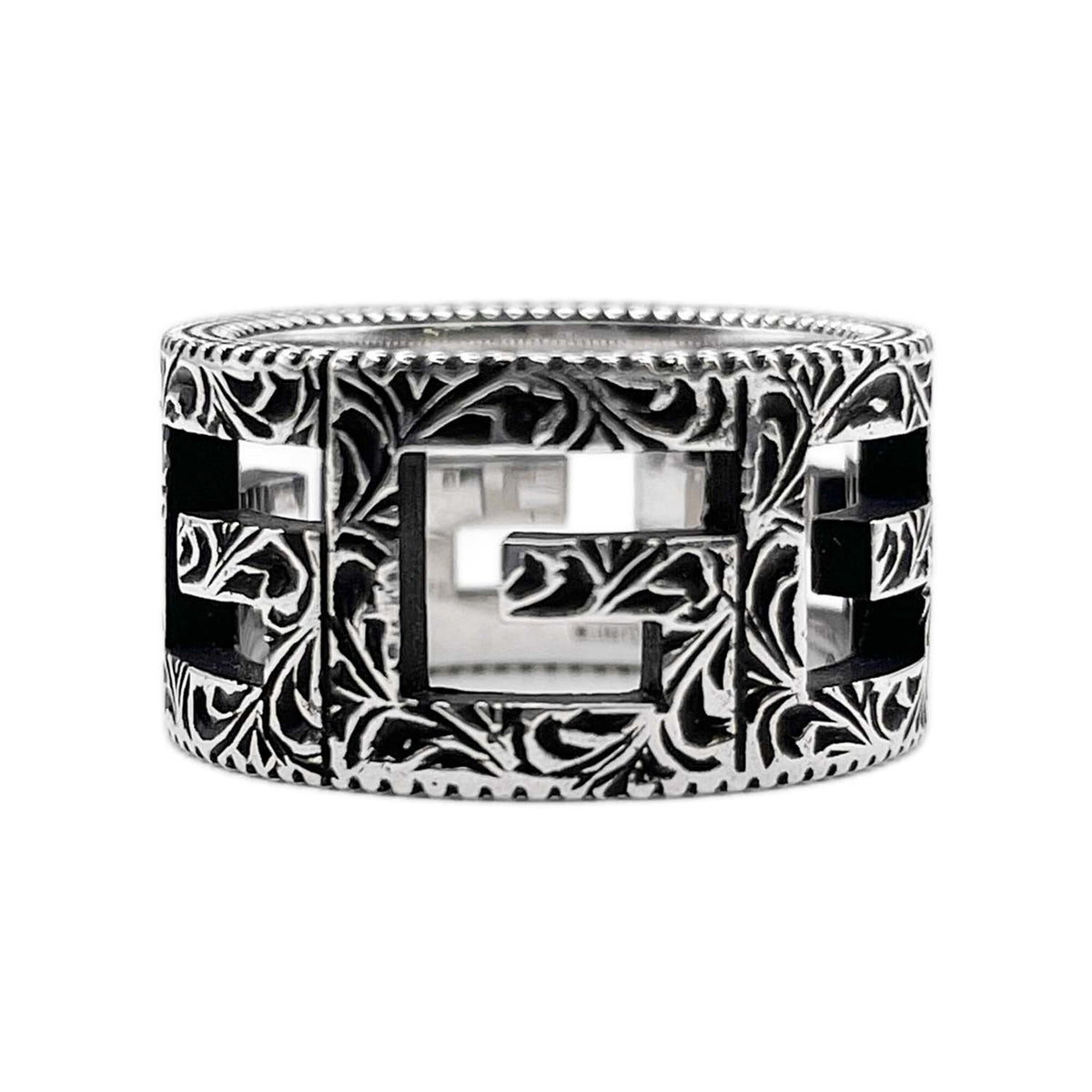 Gucci Silver Silver 925 Band Ring (Pre-Owned)