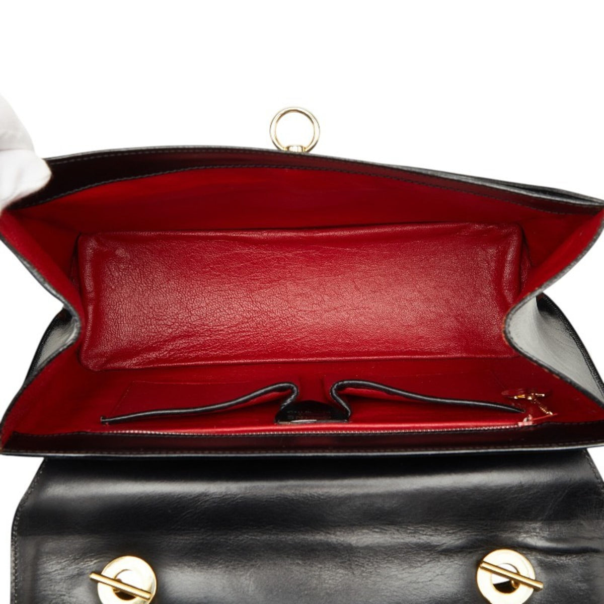 Celine Black Leather Handbag Shoulder Bag (Pre-Owned)