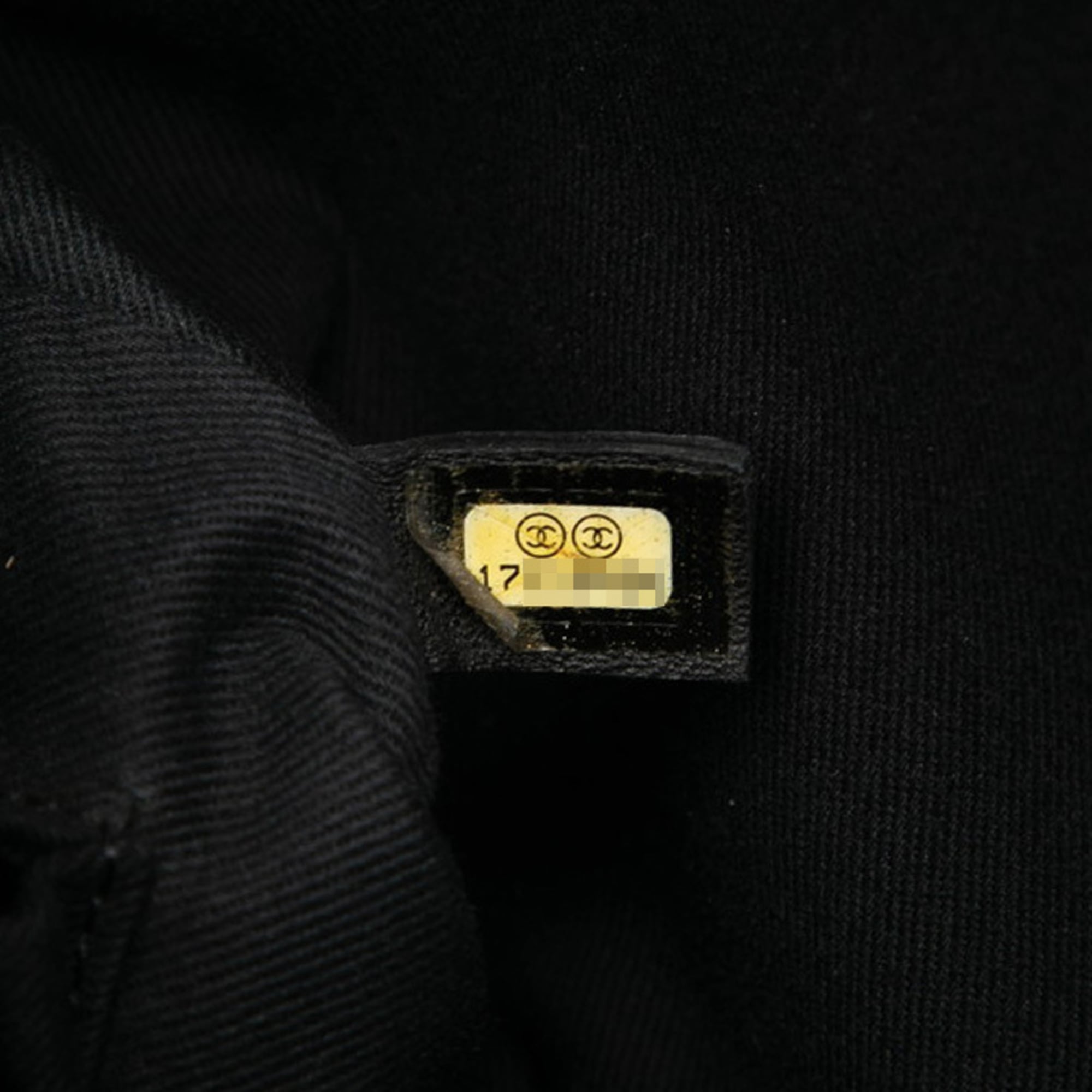 Chanel Blue Grained Calfskin Tote Bag (Pre-Owned)