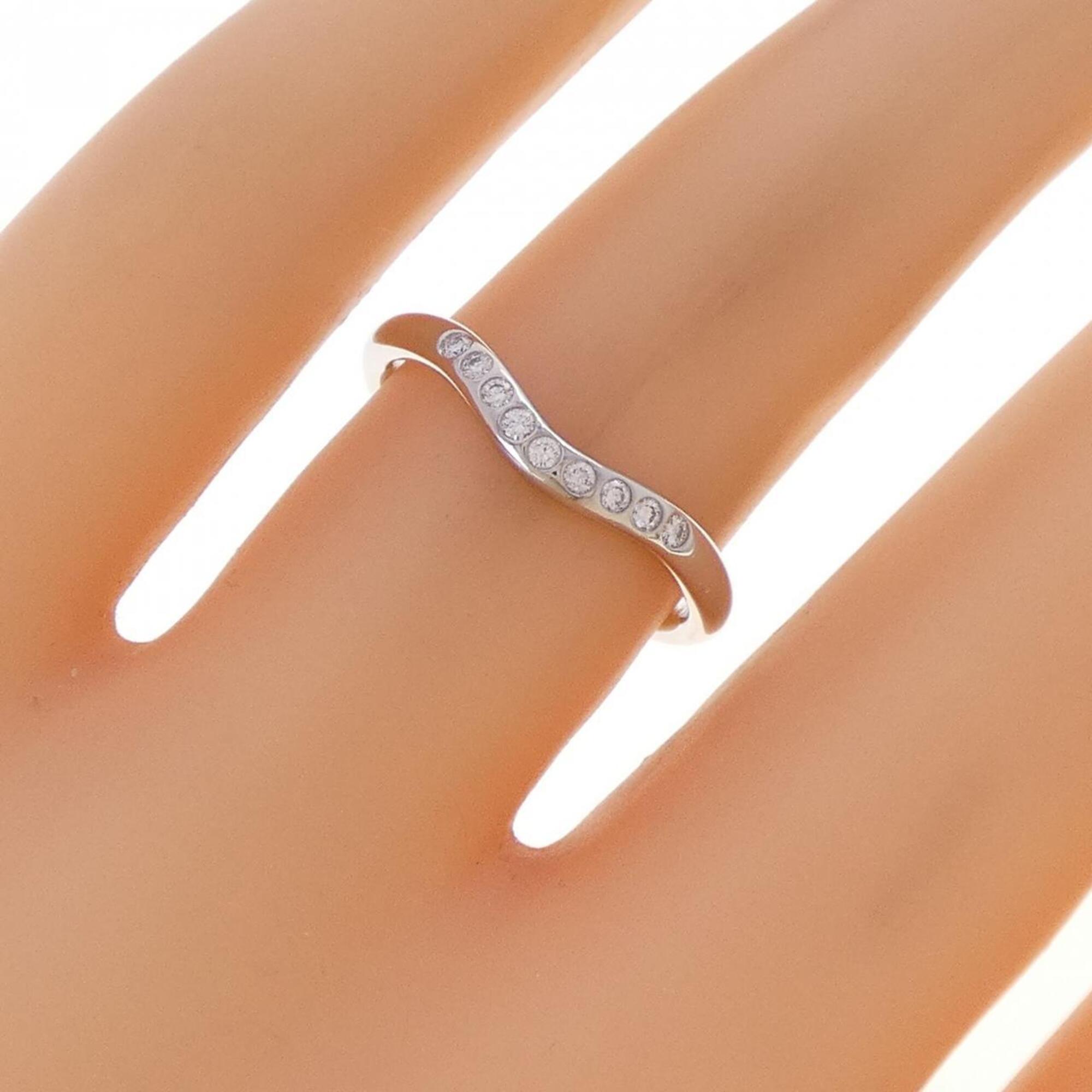 Tiffany Platinum Platinum 950 Band Ring (Pre-Owned)