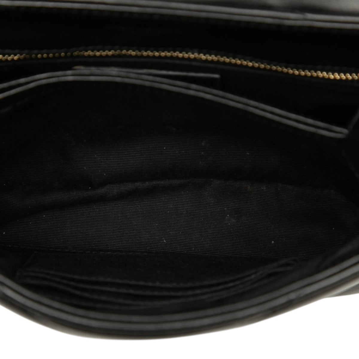 Saint Laurent Black Leather Shoulder Bag (Pre-Owned)