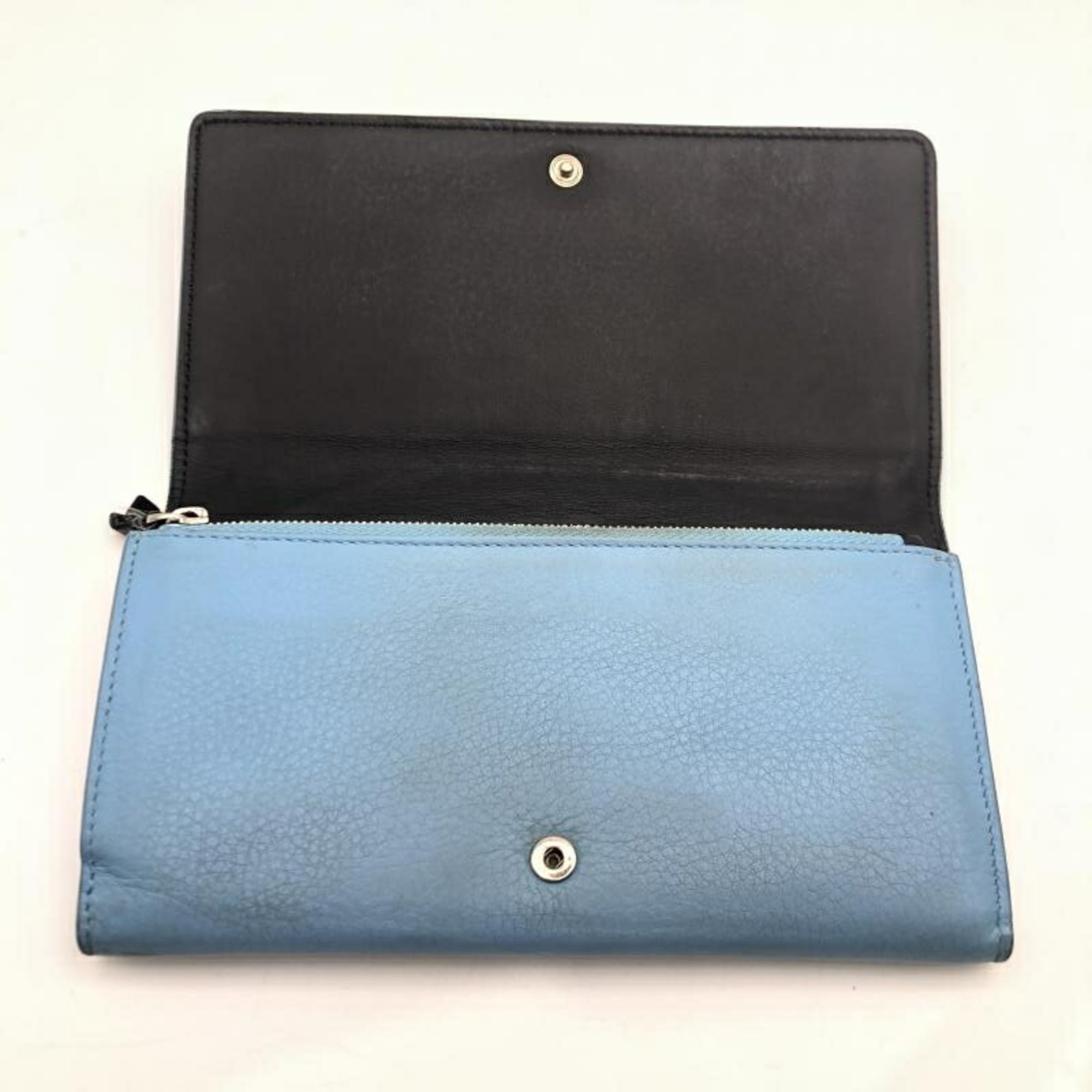 Balenciaga Light Blue Long Wallet (Bi-Fold) (Pre-Owned)
