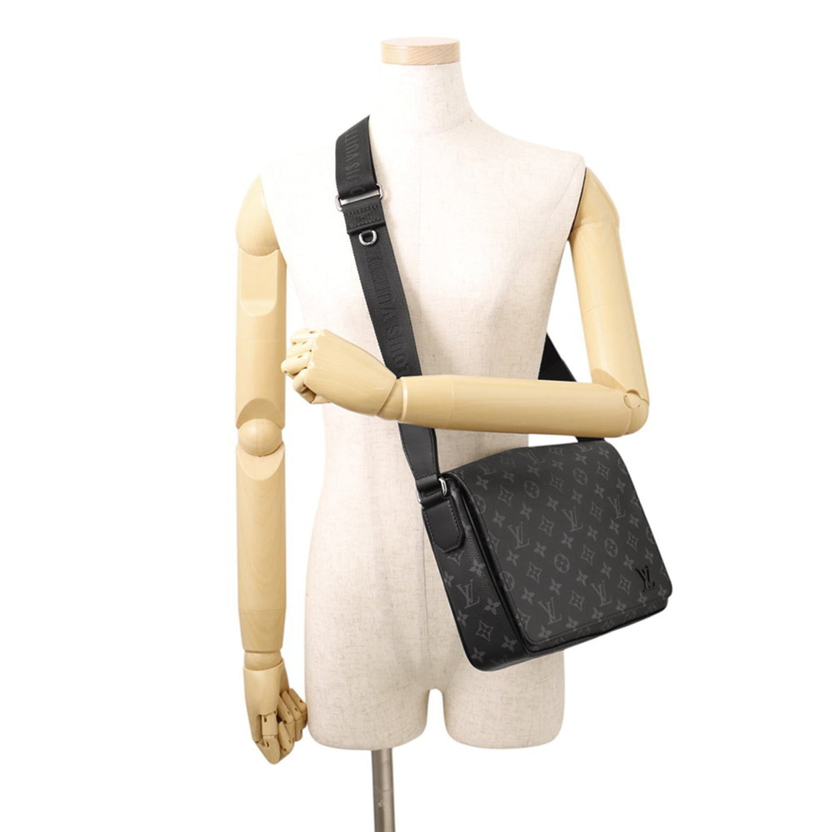 Louis Vuitton Monogram Eclipse Black Noir Monogram Eclipse Handbag Shoulder Bag (Pre-Owned)