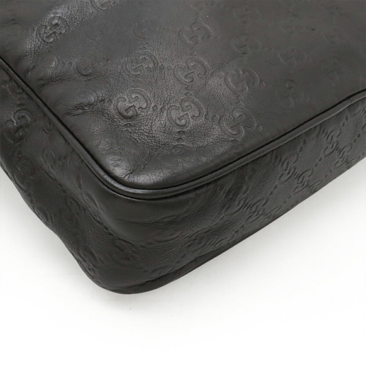 Gucci Black Leather Shoulder Bag (Pre-Owned)
